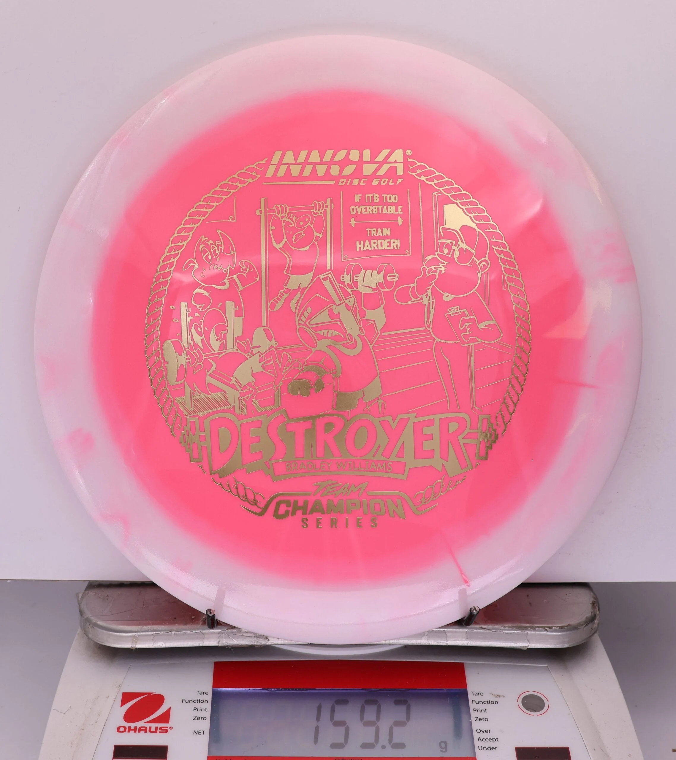935108 Halo Star "Baby" Destroyer, Bradley Williams 2026 Tour Series - #49 White-Pink, 159