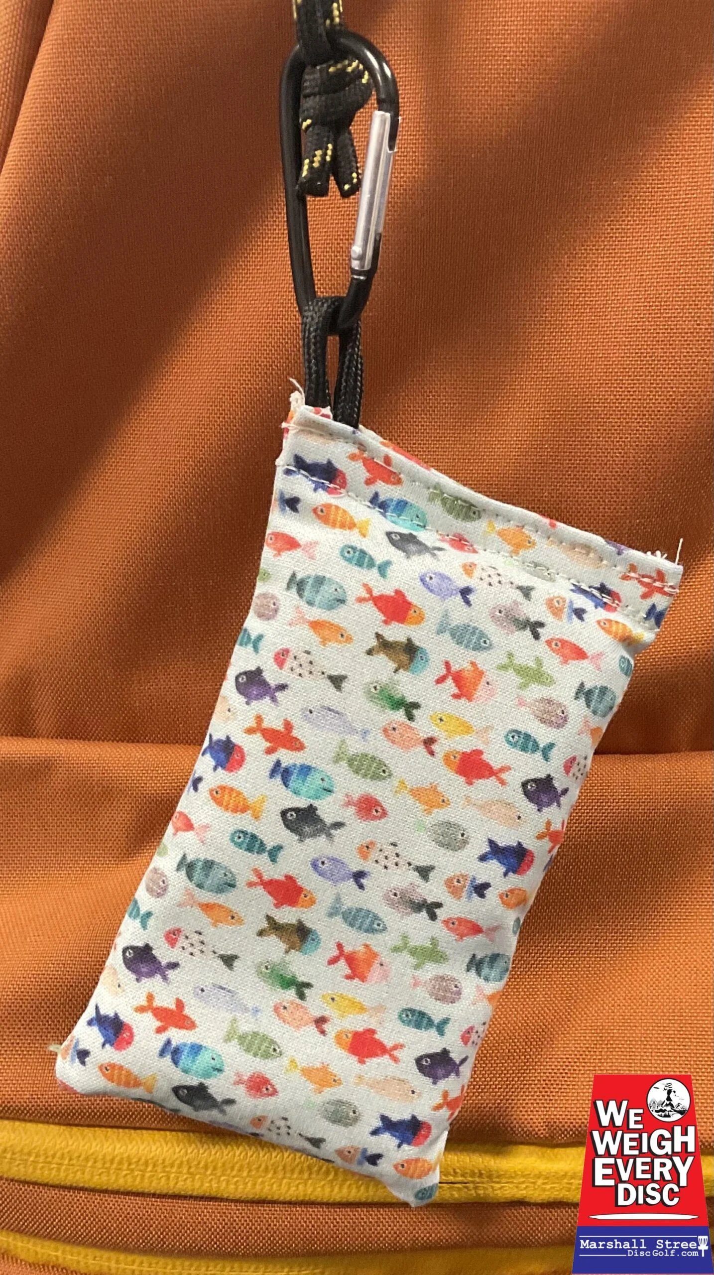 940664 Chalky Bags with Carabiner - Little Fish-Blue, Chalky Bag