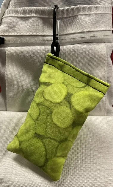 940797 Clay Bags with Carabiner - Pickles-Green, Clay Bags