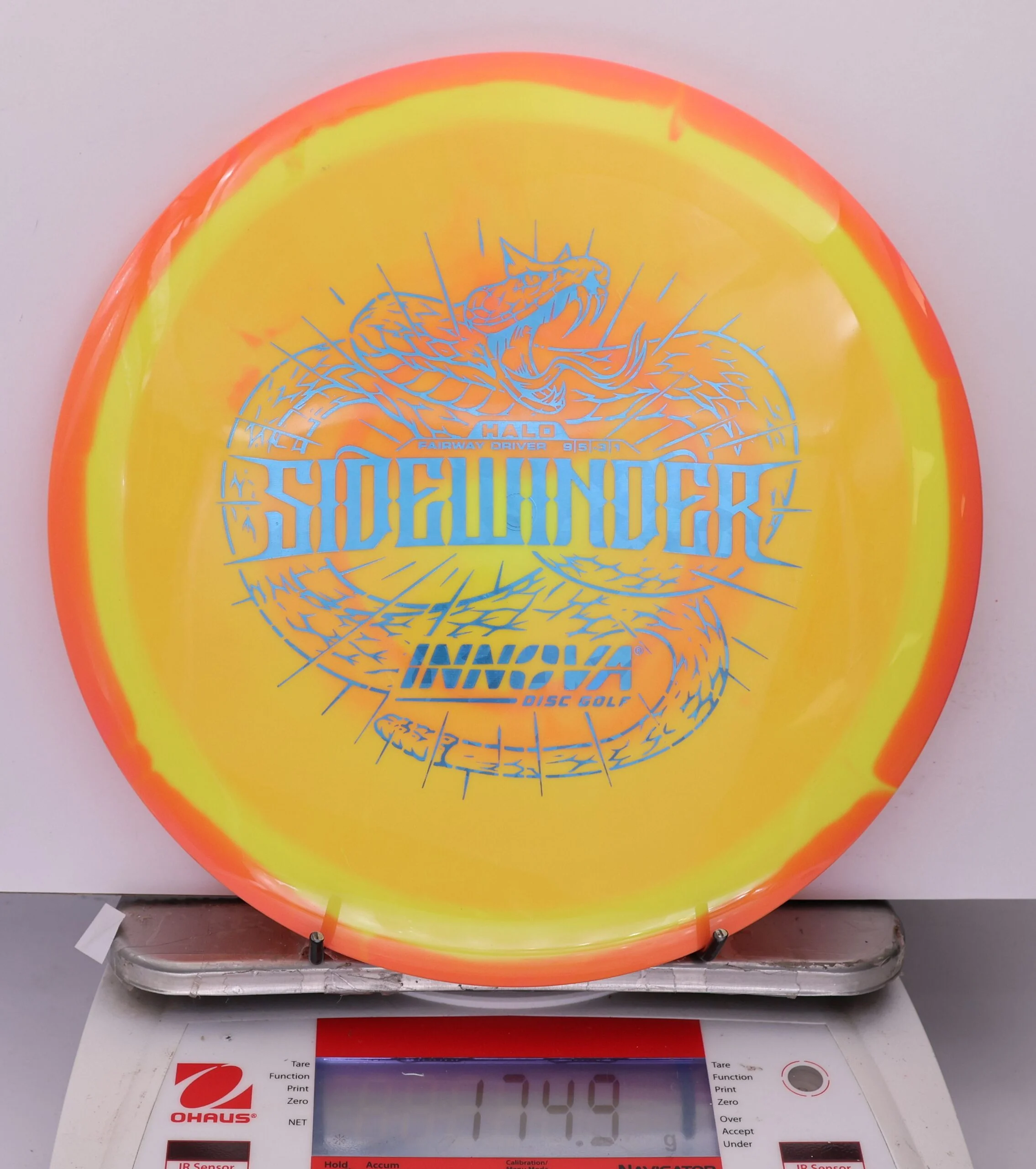 941992 Halo Star Sidewinder - #901 Orange-Yellow, 175