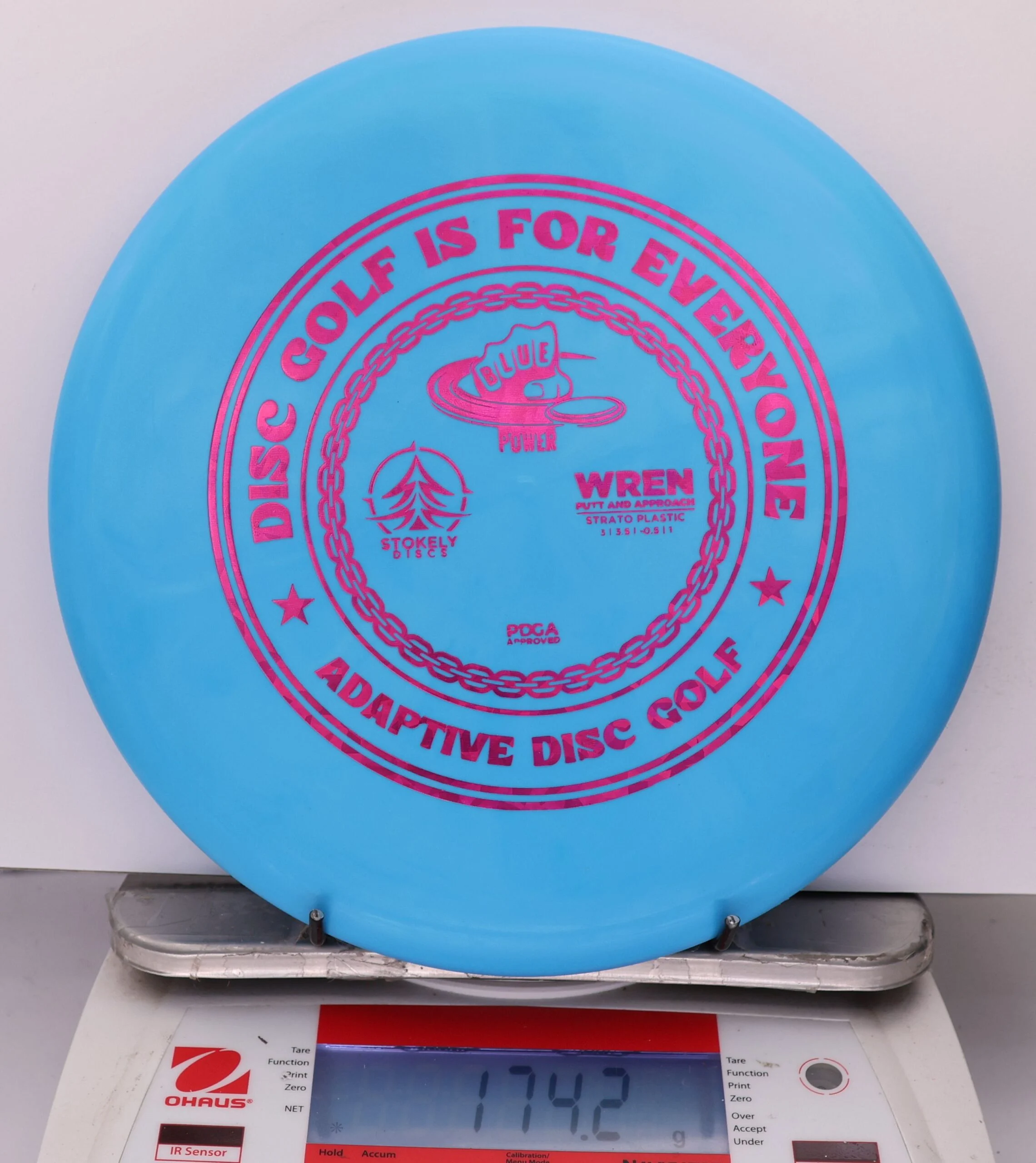 944441 Strato Wren, 2025 Adaptive Disc Golf - #302 Blue, 174