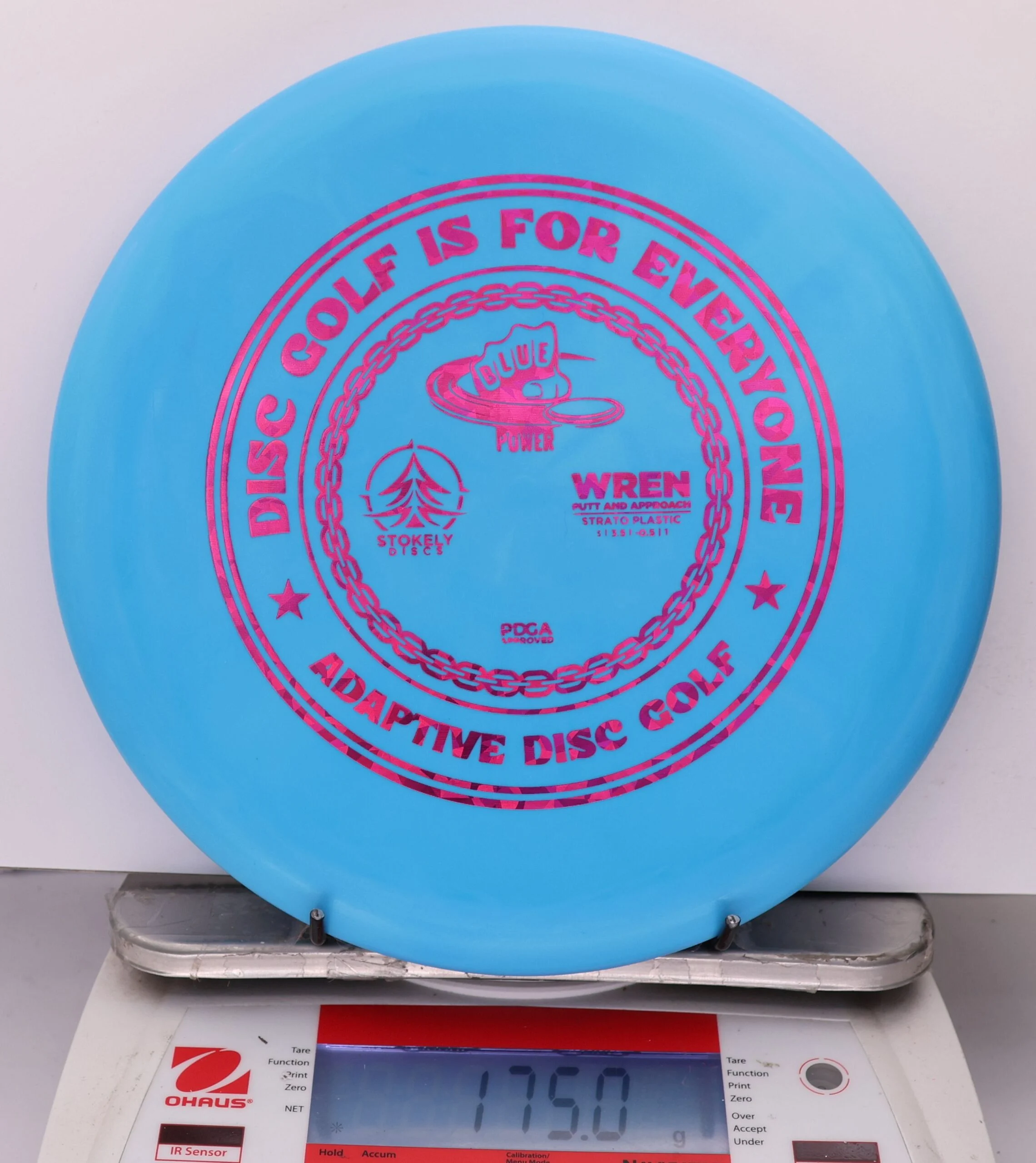944443 Strato Wren, 2025 Adaptive Disc Golf - #304 Blue, 175