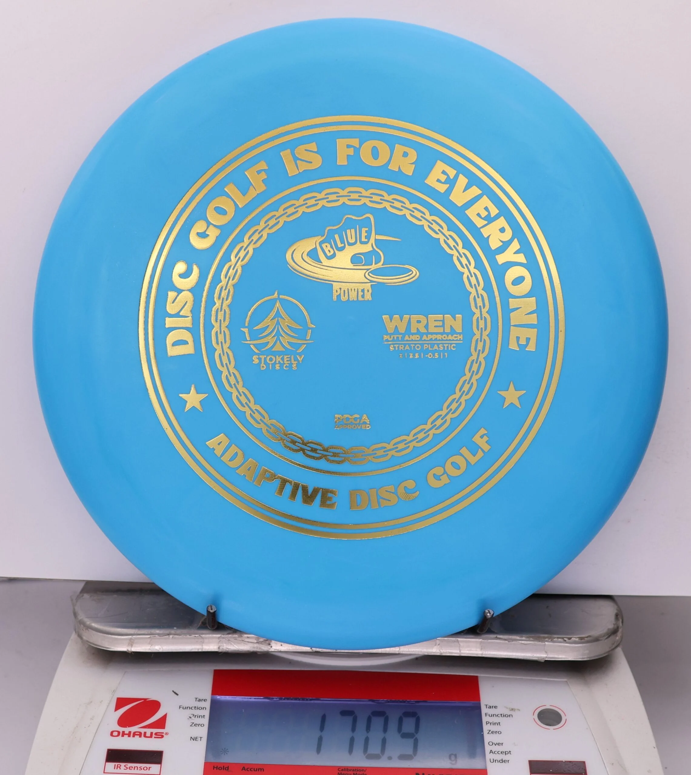 944454 Strato Wren, 2025 Adaptive Disc Golf - #307 Blue, 171