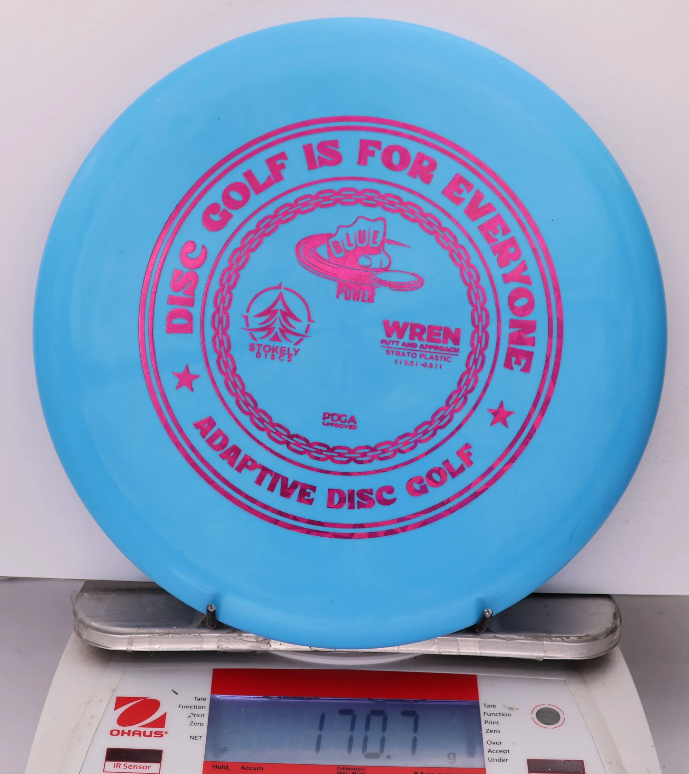 944456 Strato Wren, 2025 Adaptive Disc Golf - #309 Blue, 171