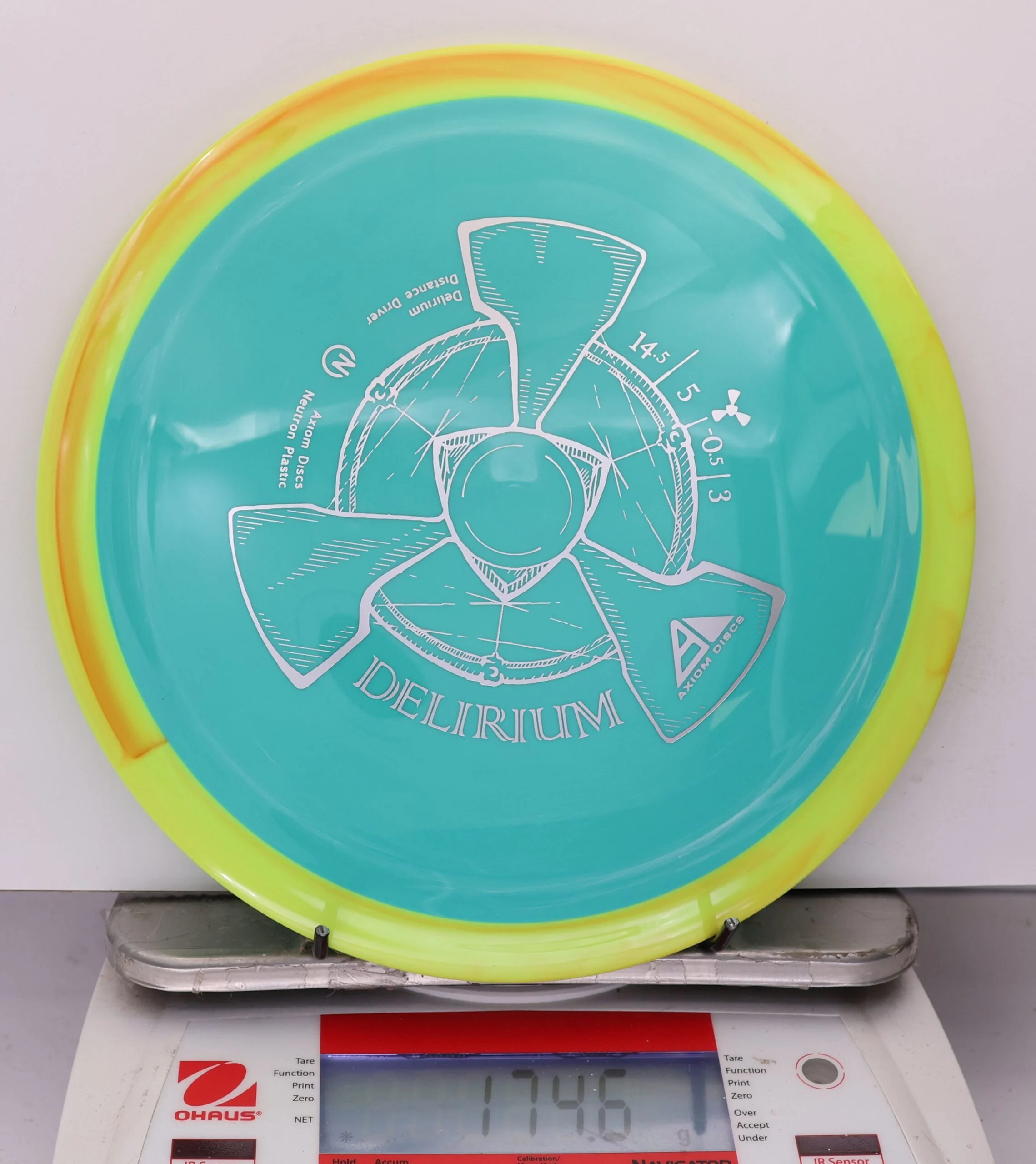 951271 Neutron Delirium - #498 Yellow-Teal, 175