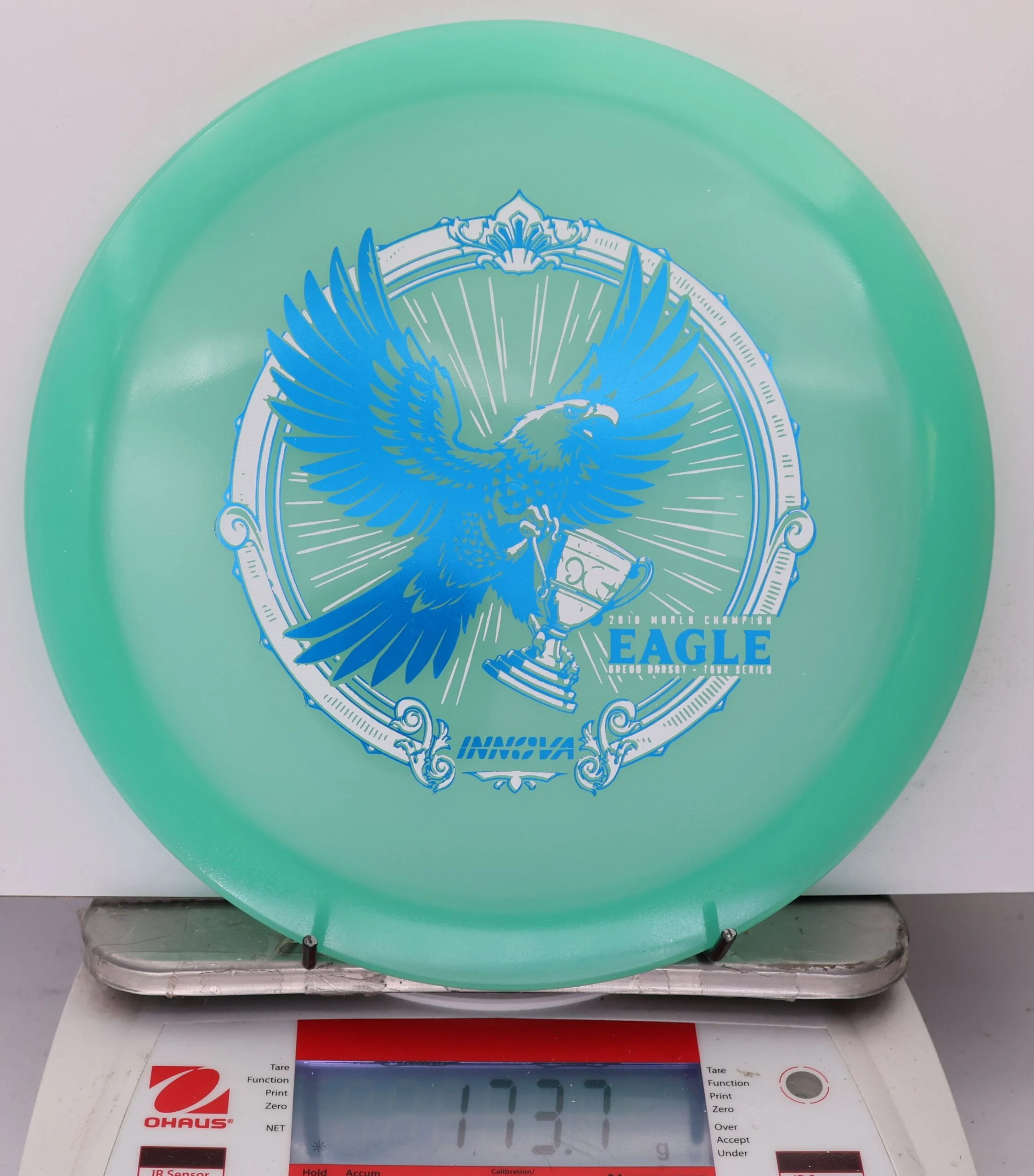 954588 Proto Glow Champion Eagle X, Gregg Barsby 2026 Tour Series - #18 Aqua, 176