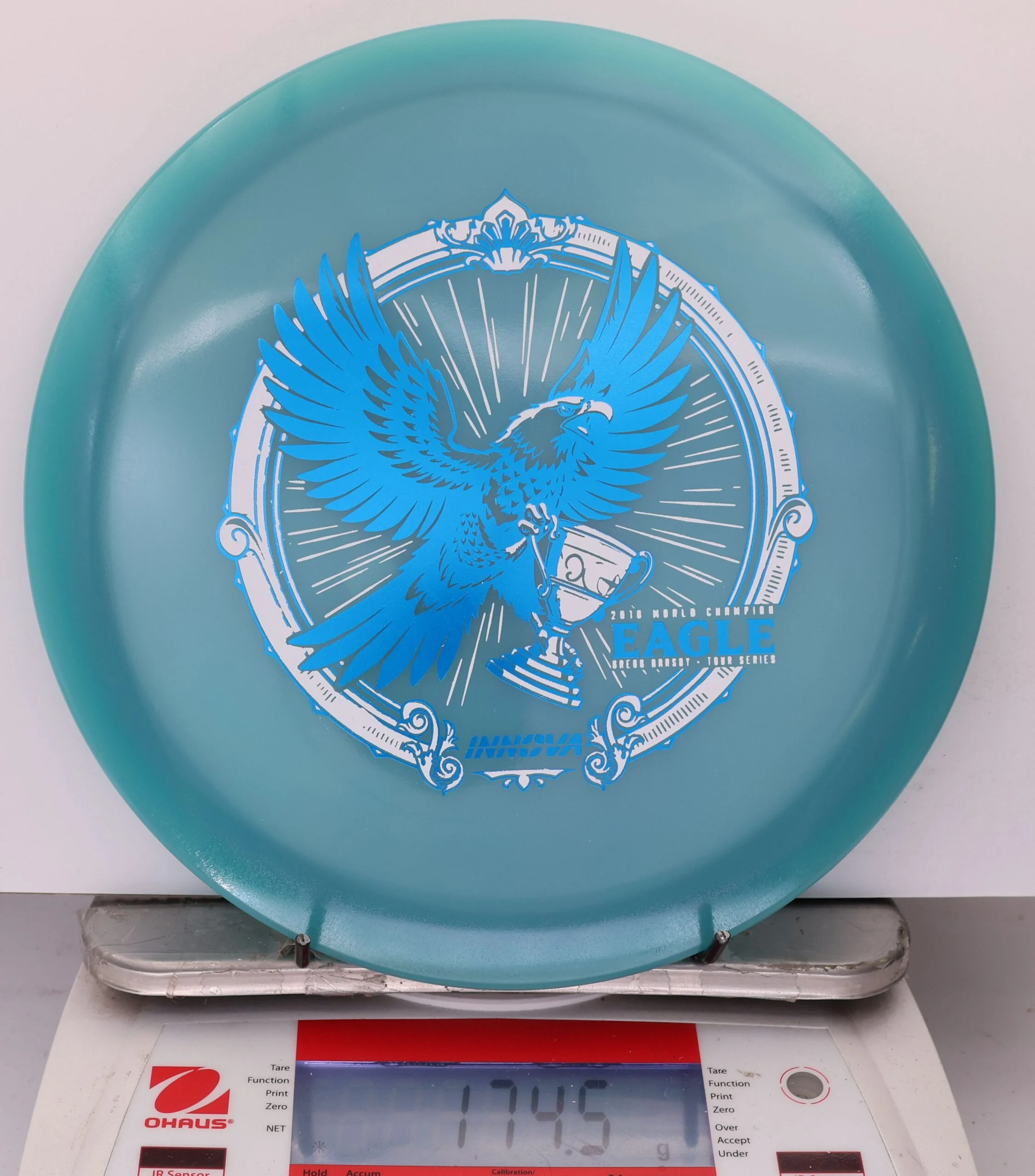 954645 Proto Glow Champion Eagle X, Gregg Barsby 2026 Tour Series - #26 Teal, 176