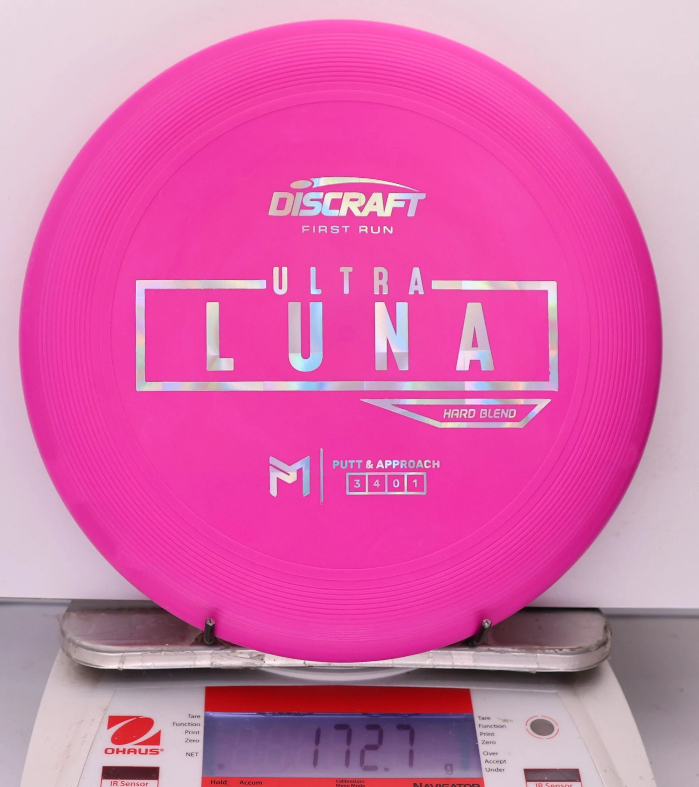 956583 Putter Line Hard UltraLuna, Paul McBeth First Run - #01 Pink, 173