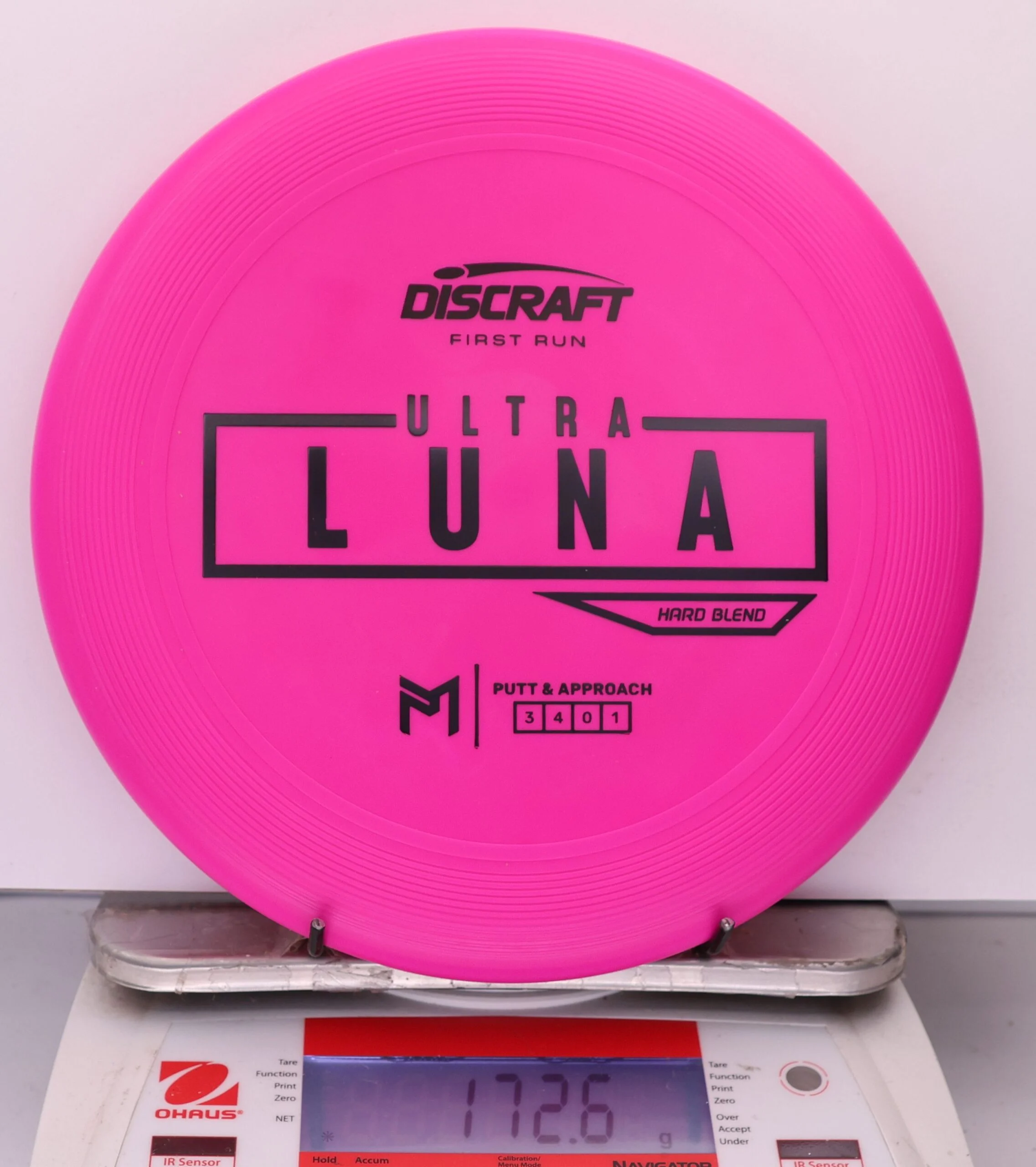 956585 Putter Line Hard UltraLuna, Paul McBeth First Run - #03 Pink, 173