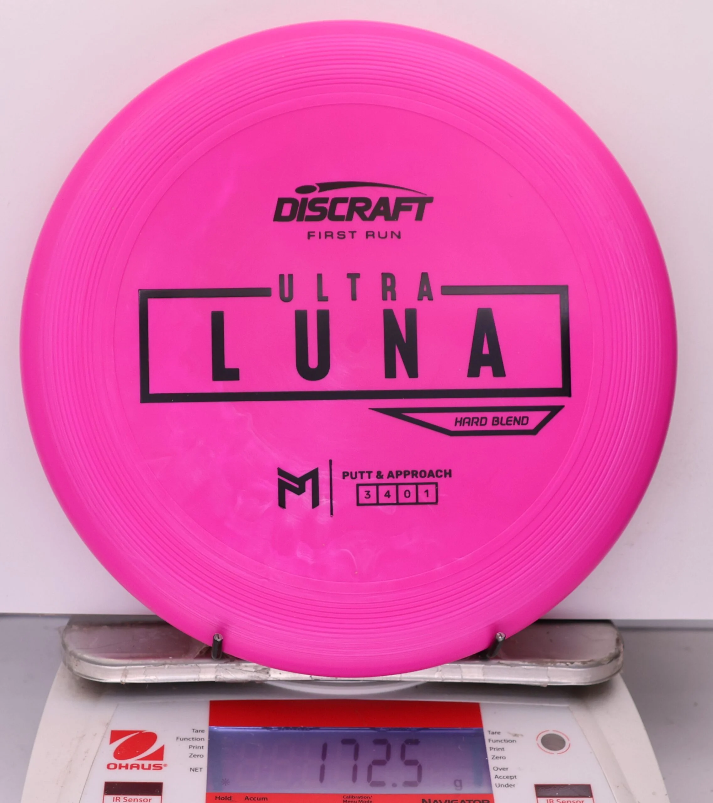 956586 Putter Line Hard UltraLuna, Paul McBeth First Run - #04 Pink, 173