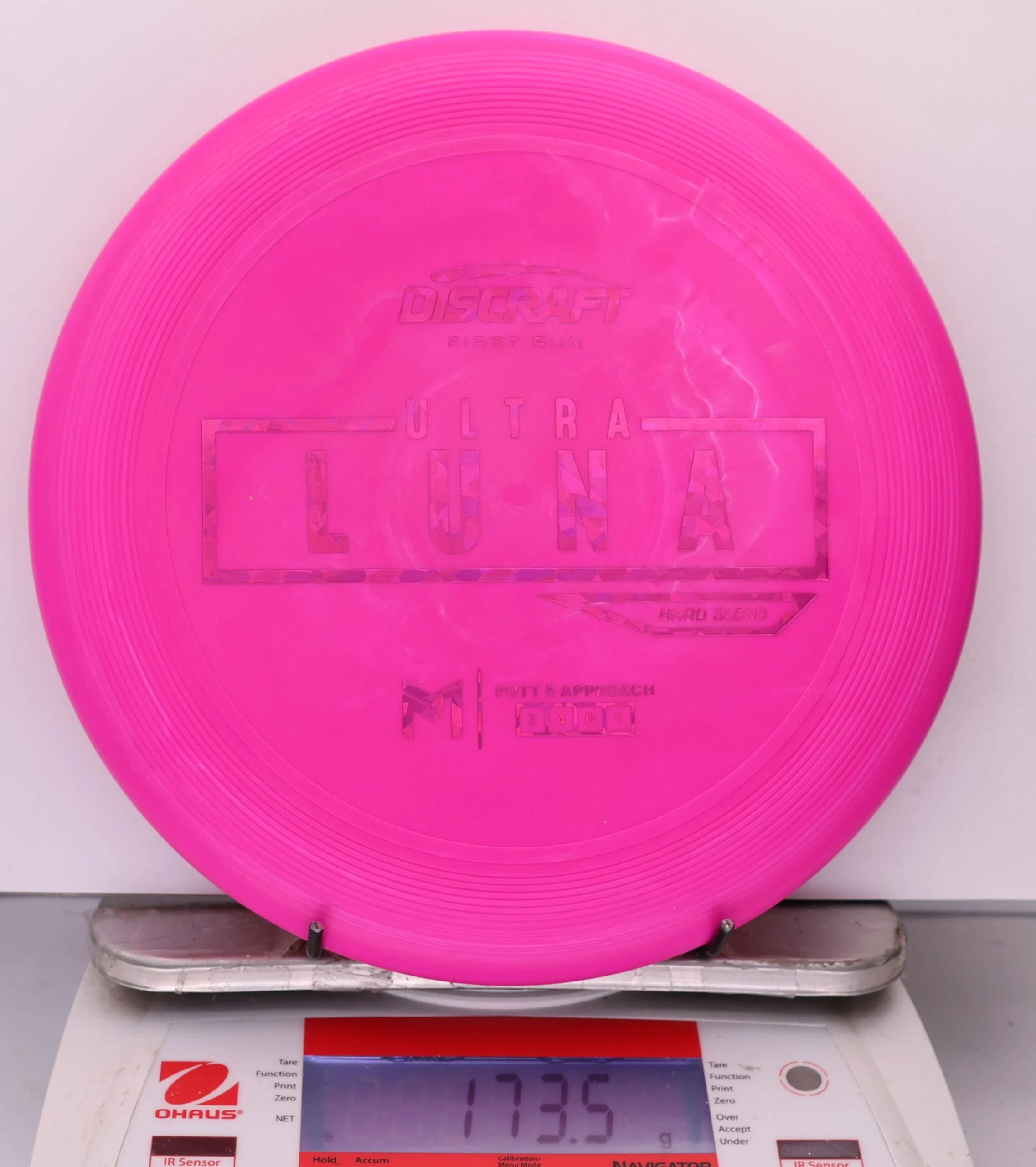 956629 Putter Line Hard UltraLuna, Paul McBeth First Run - #06 Pink, 174