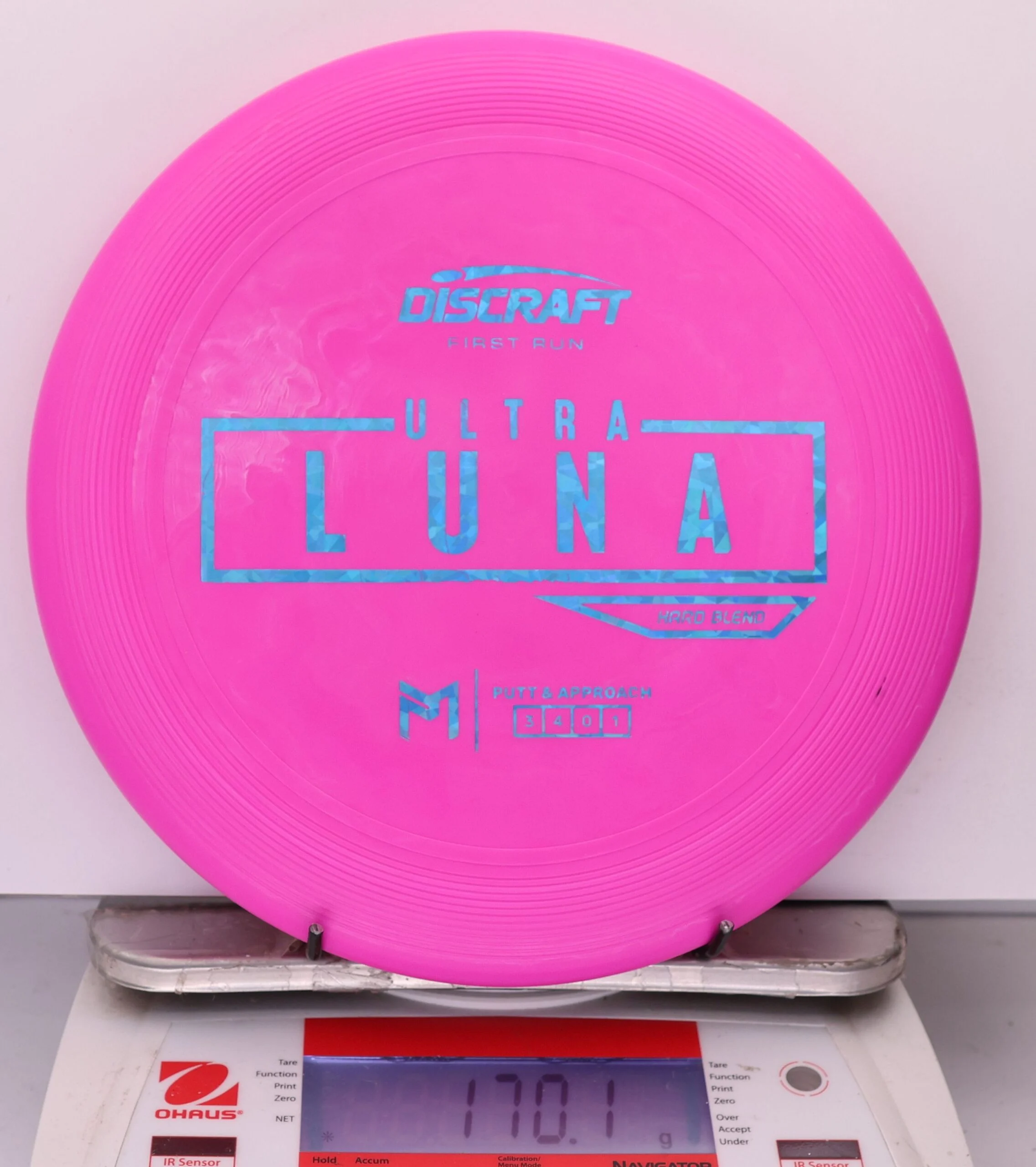 956630 Putter Line Hard UltraLuna, Paul McBeth First Run - #07 Pink, 170