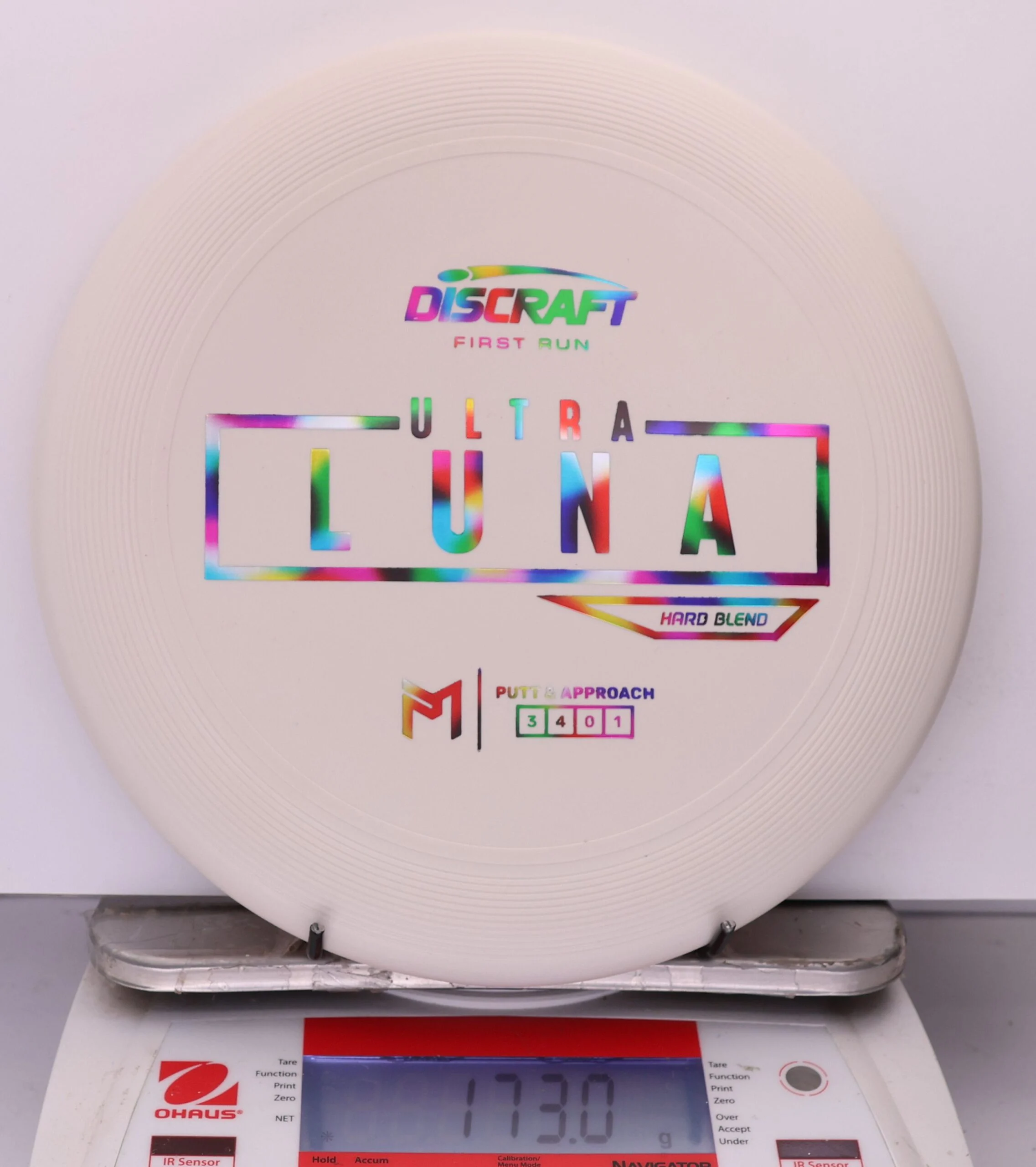 956631 Putter Line Hard UltraLuna, Paul McBeth First Run - #08 White, 173