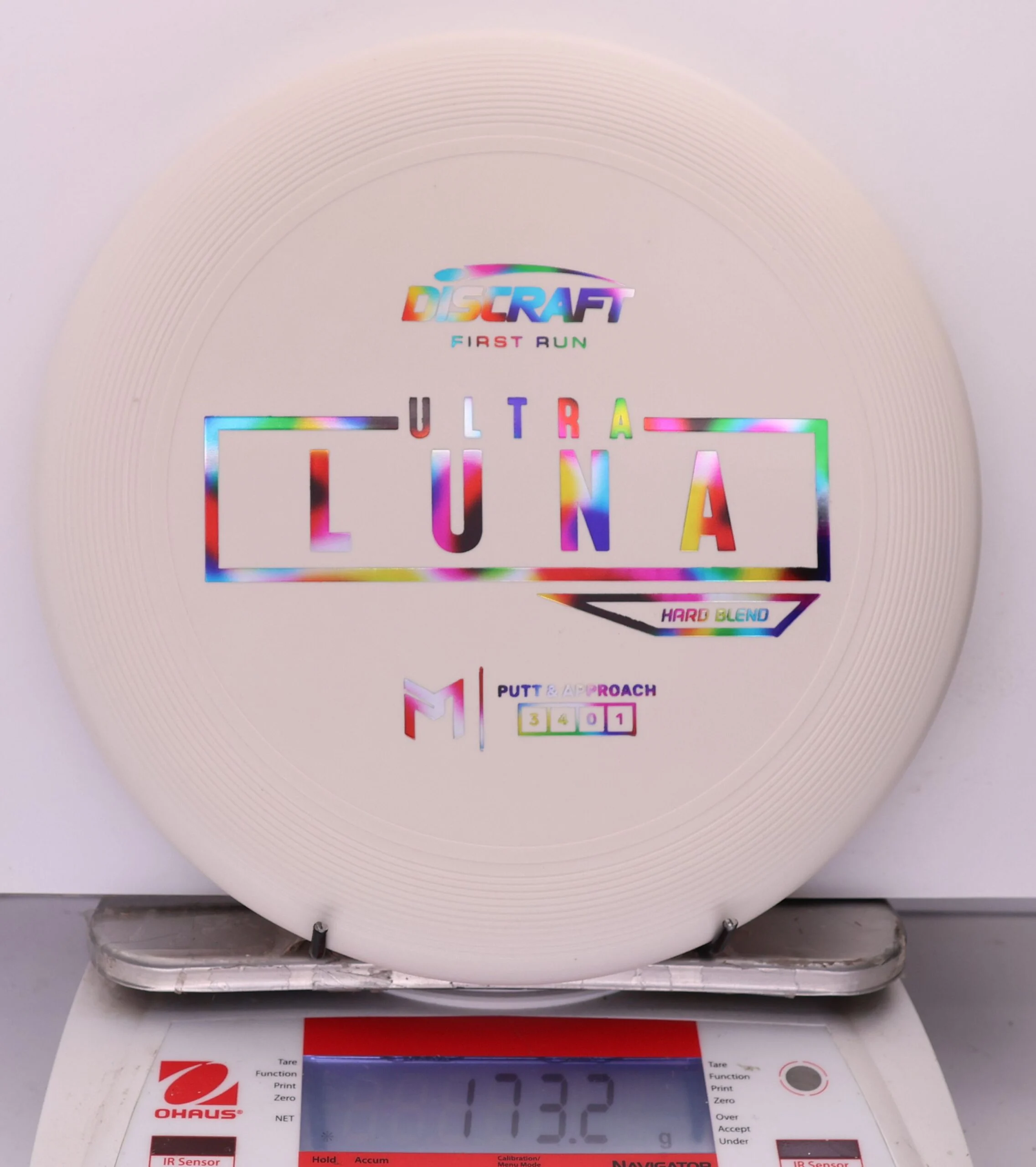 956632 Putter Line Hard UltraLuna, Paul McBeth First Run - #09 White, 173