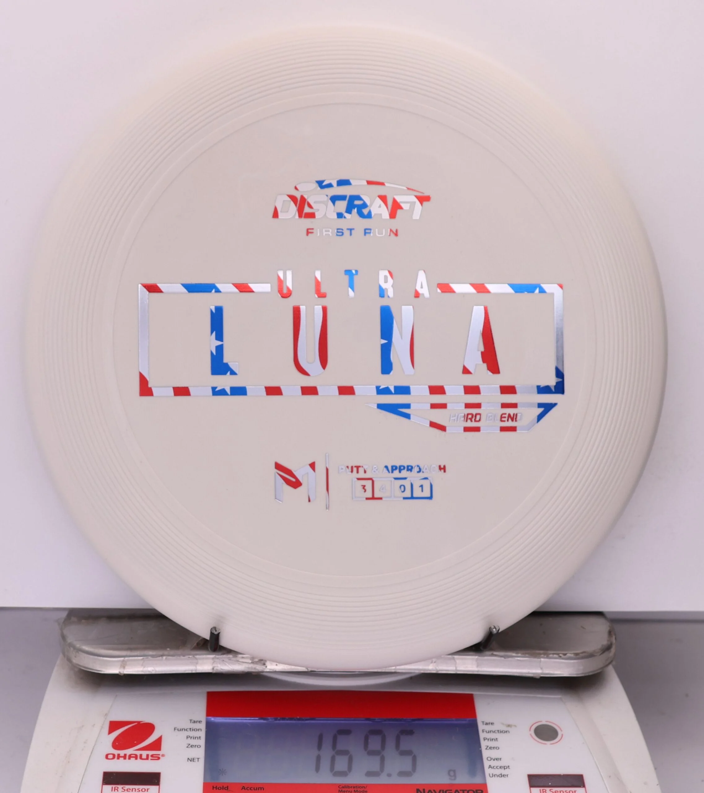 956675 Putter Line Hard UltraLuna, Paul McBeth First Run - #11 White, 170