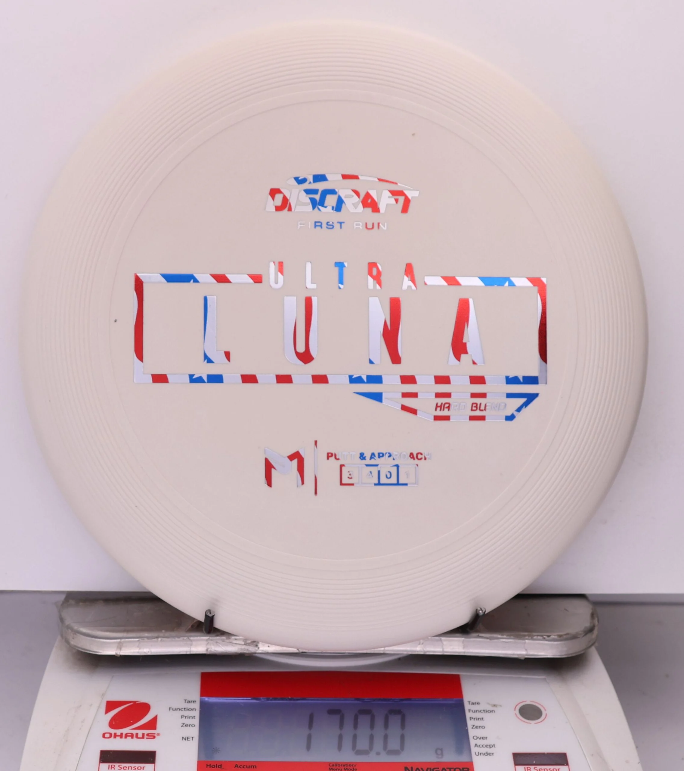 956676 Putter Line Hard UltraLuna, Paul McBeth First Run - #12 White, 170
