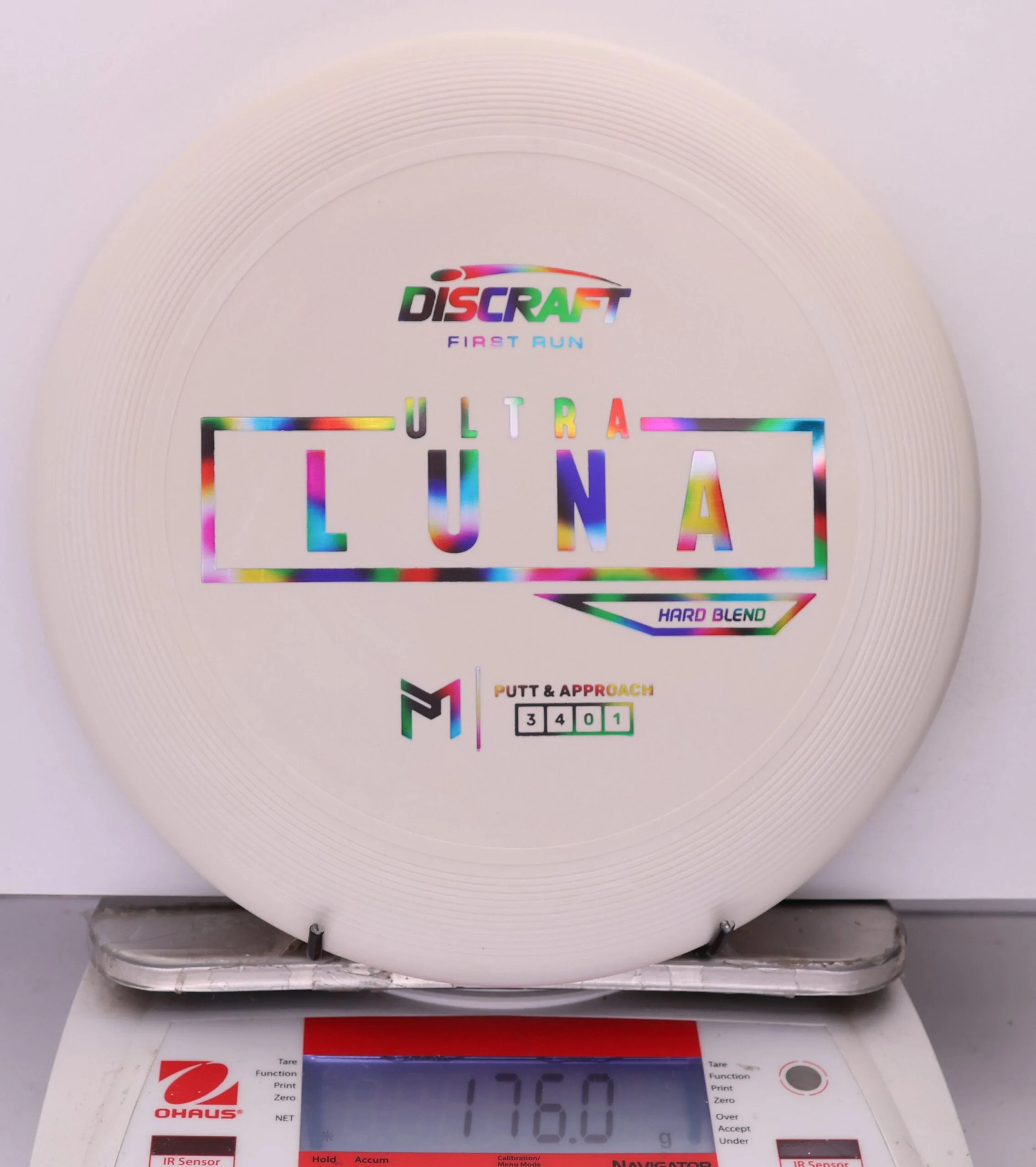 956677 Putter Line Hard UltraLuna, Paul McBeth First Run - #13 White, 176