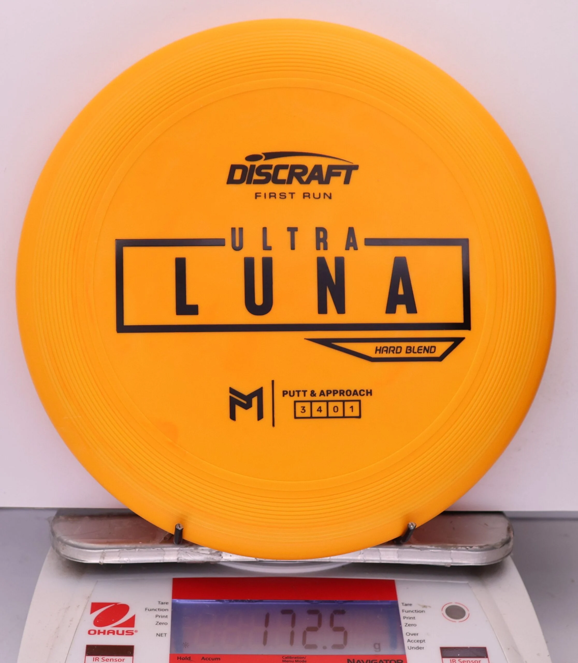 956722 Putter Line Hard UltraLuna, Paul McBeth First Run - #17 Orange, 173