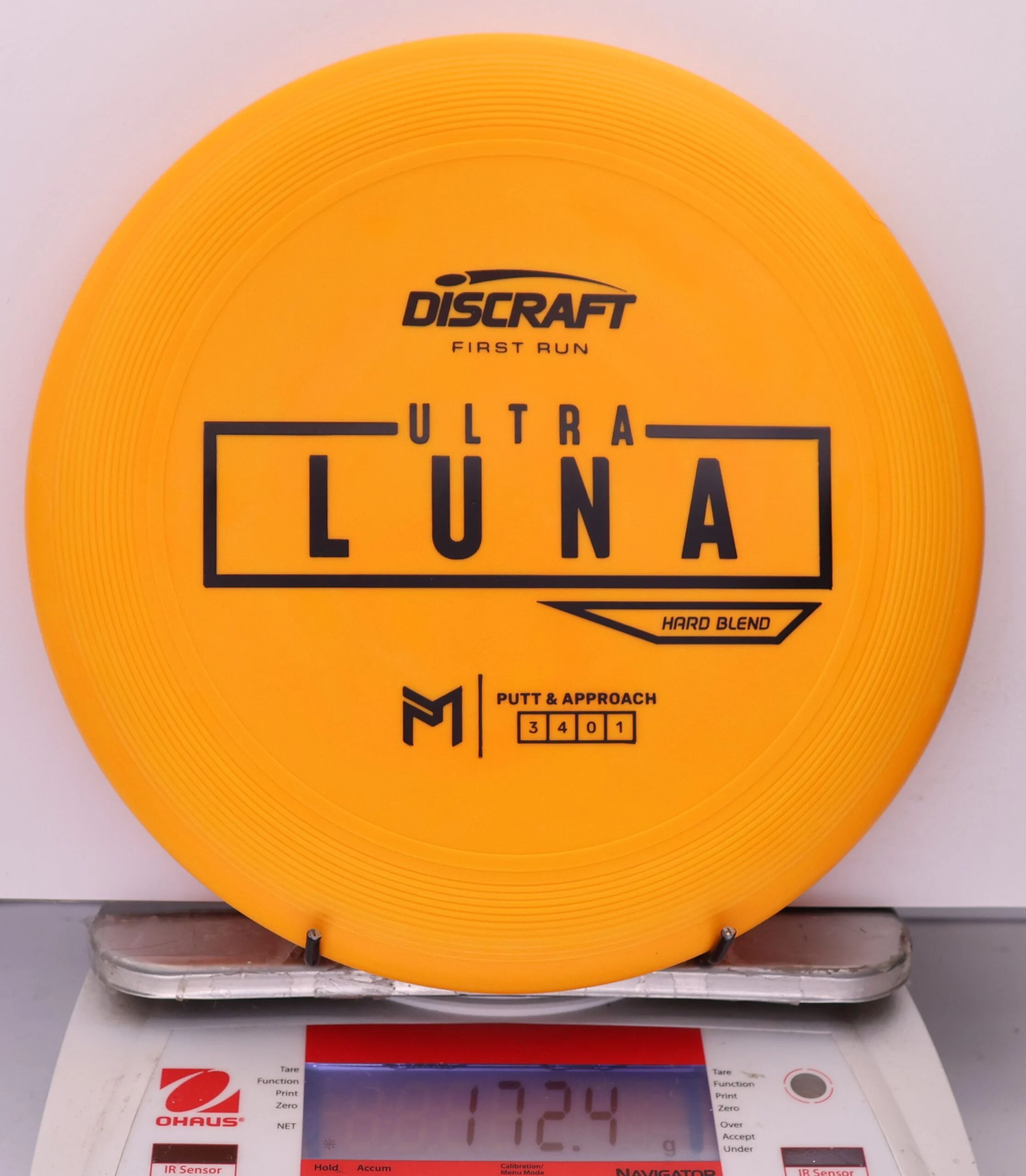 956723 Putter Line Hard UltraLuna, Paul McBeth First Run - #18 Orange, 172