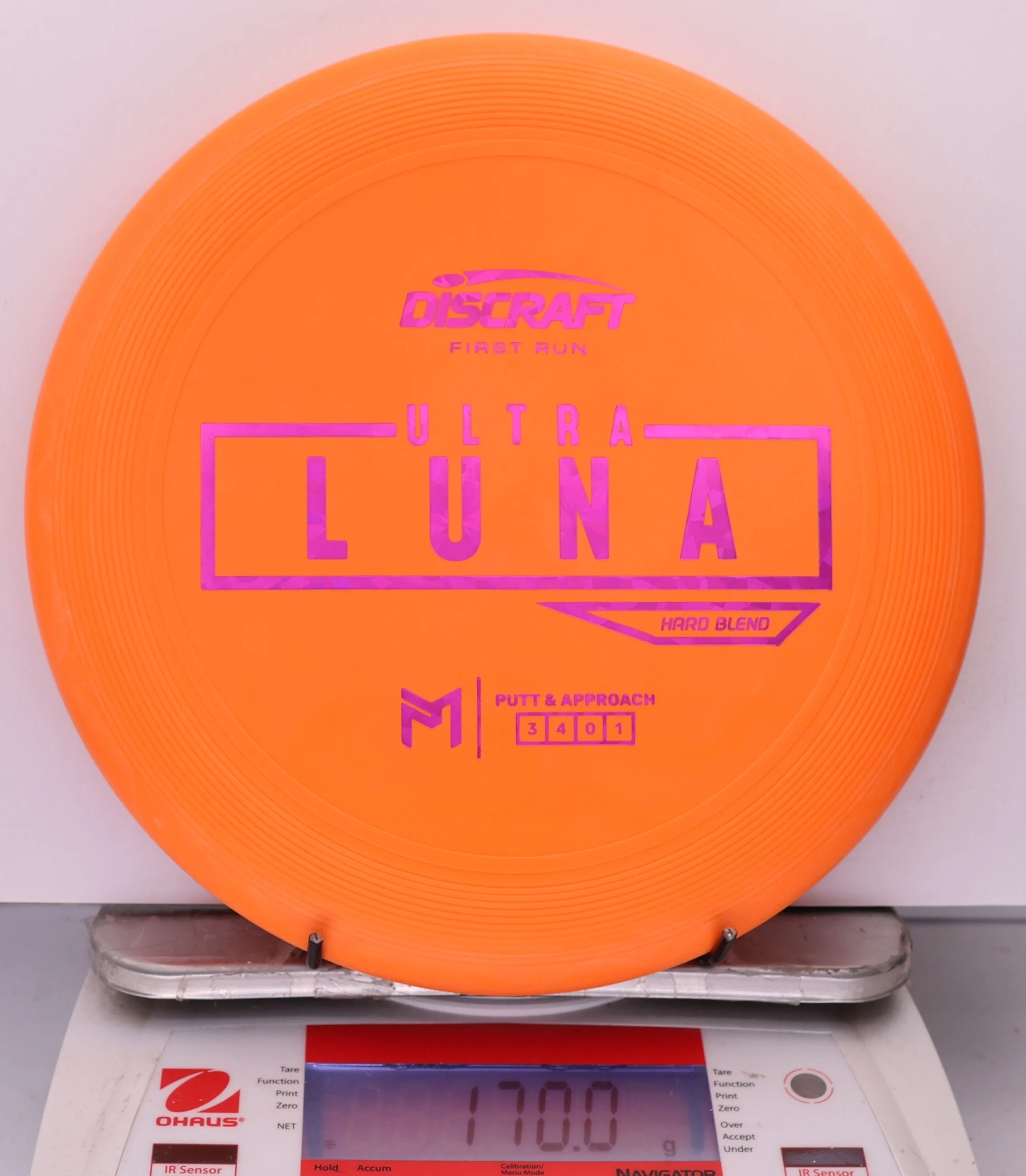 956724 Putter Line Hard UltraLuna, Paul McBeth First Run - #19 Orange, 170