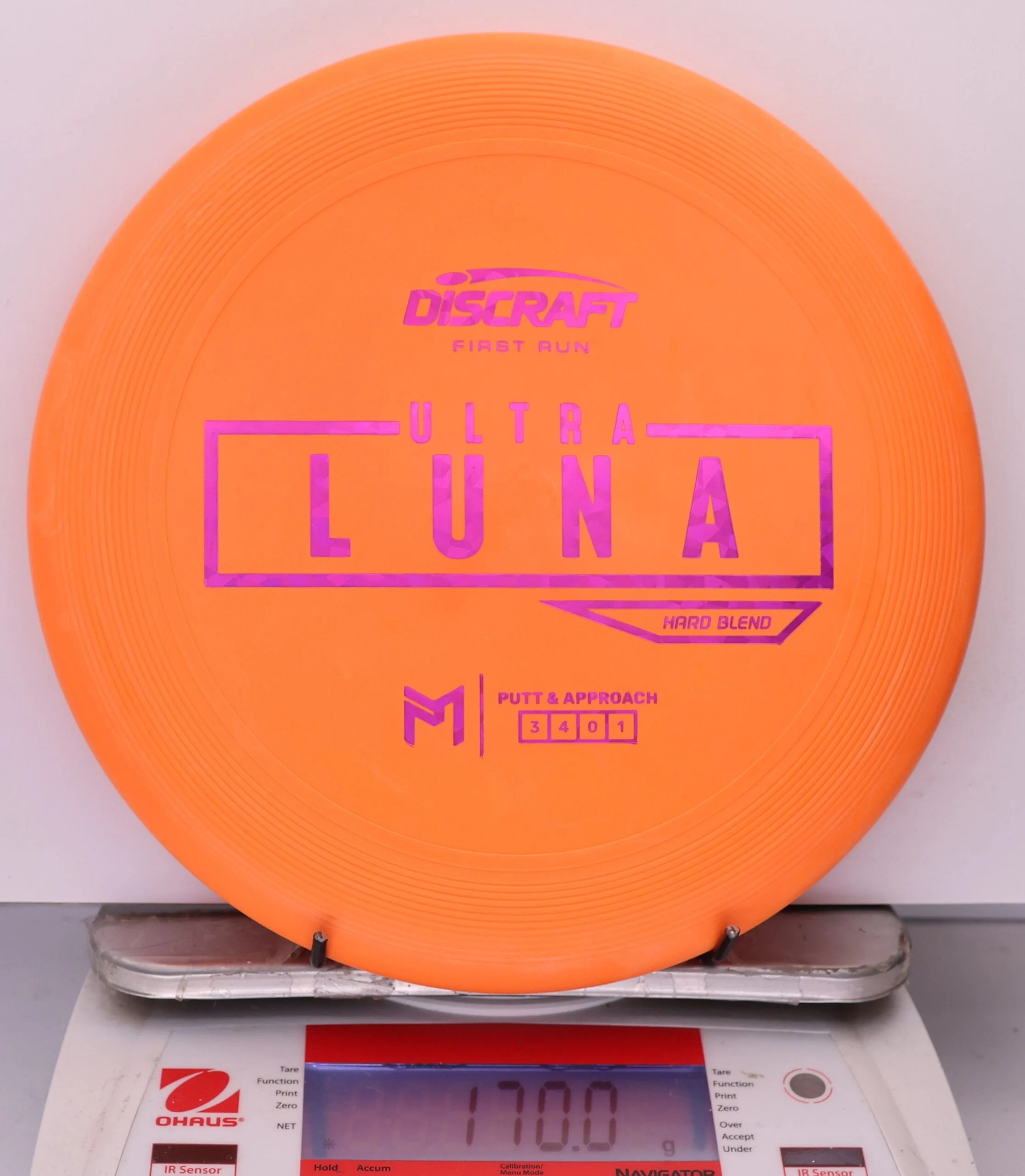 956725 Putter Line Hard UltraLuna, Paul McBeth First Run - #20 Orange, 170