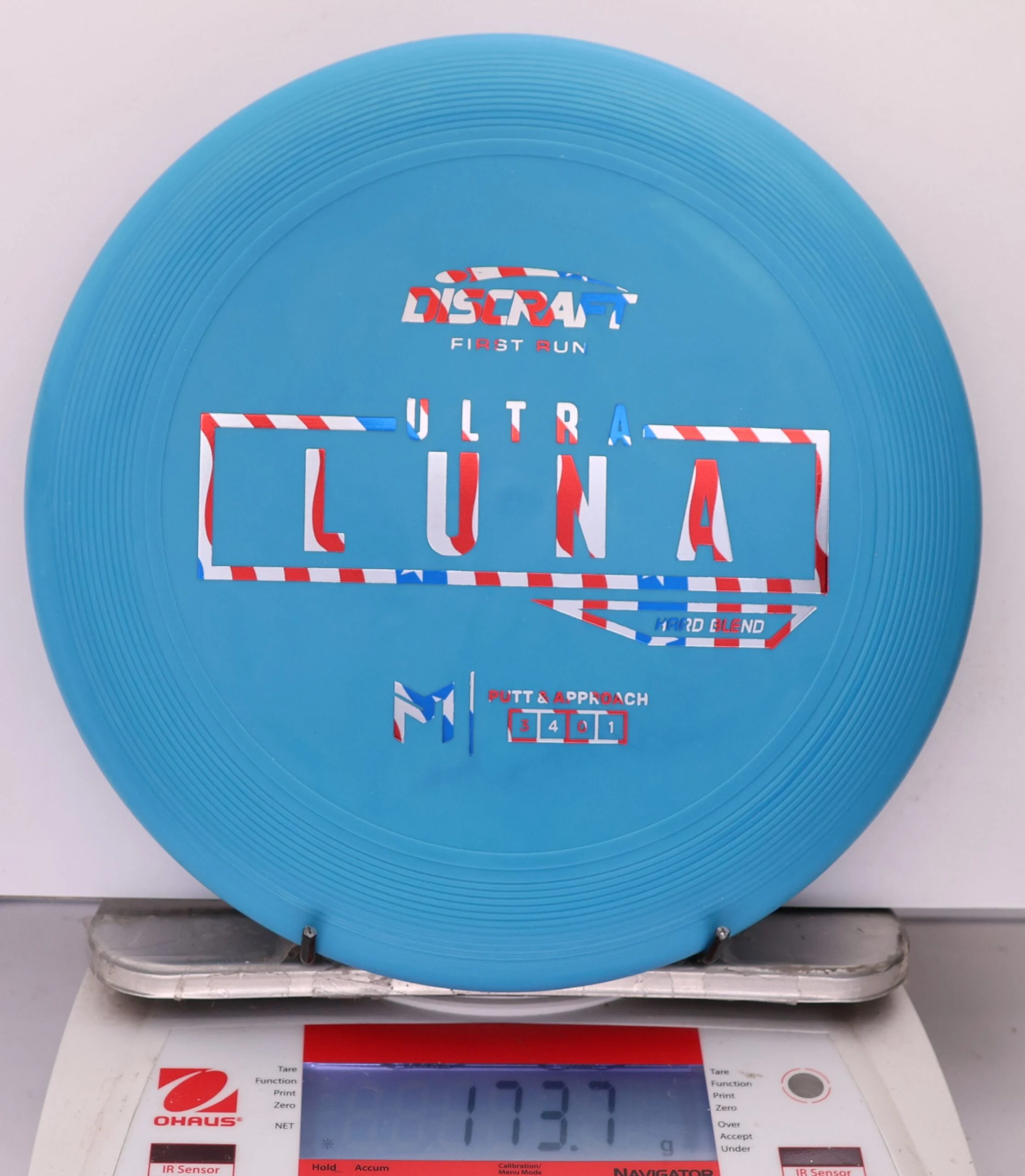 956770 Putter Line Hard UltraLuna, Paul McBeth First Run - #24 Blue, 174