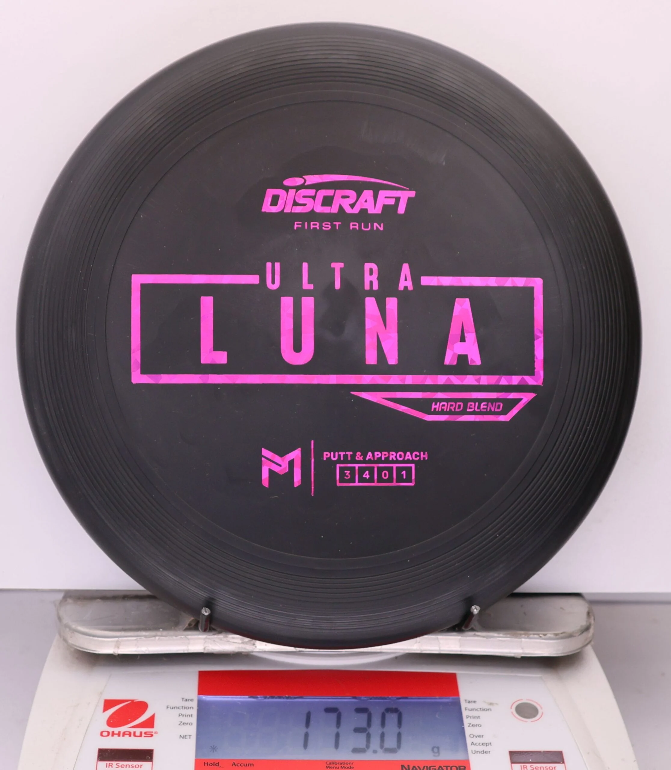956771 Putter Line Hard UltraLuna, Paul McBeth First Run - #25 Black, 173
