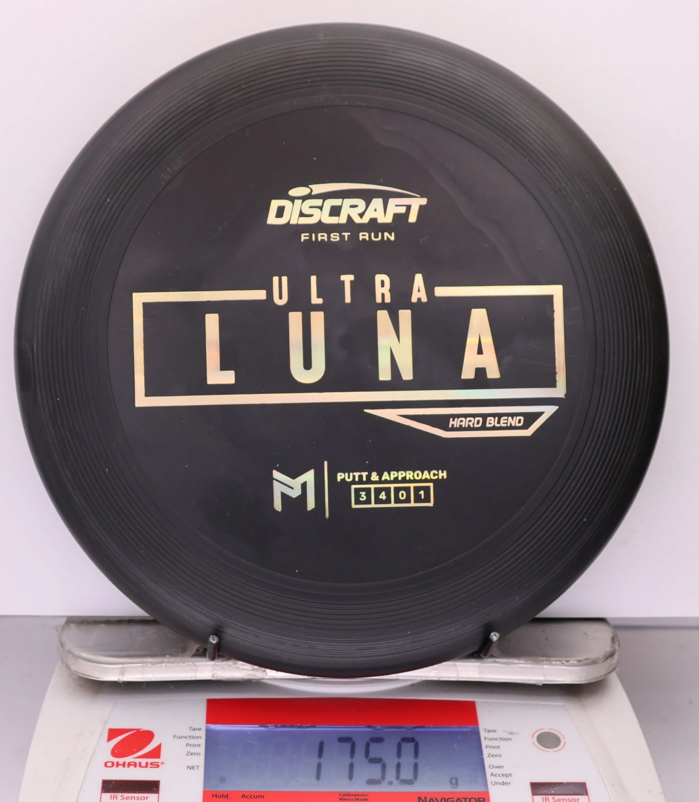 956814 Putter Line Hard UltraLuna, Paul McBeth First Run - #27 Black, 175