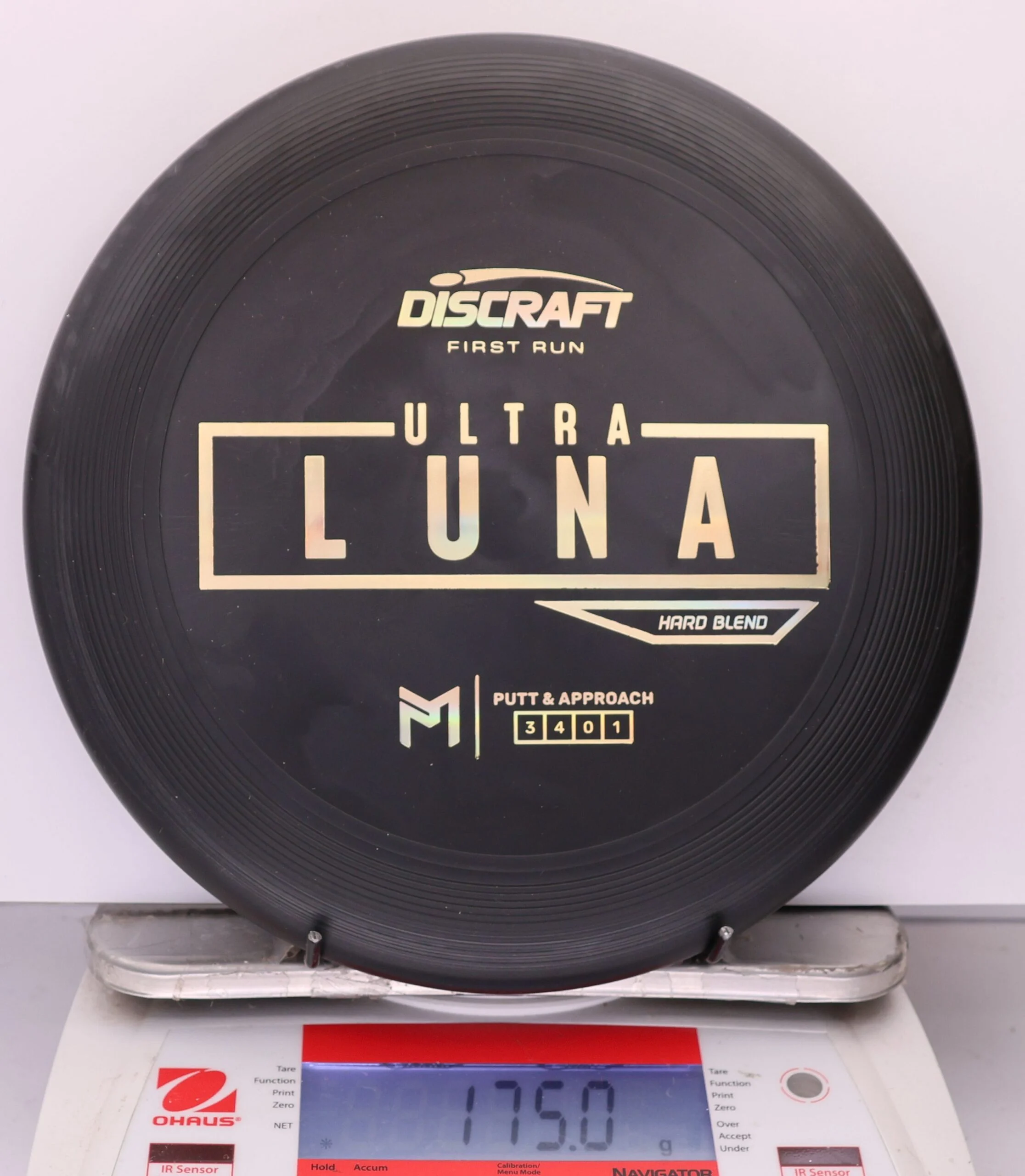 956815 Putter Line Hard UltraLuna, Paul McBeth First Run - #28 Black, 175