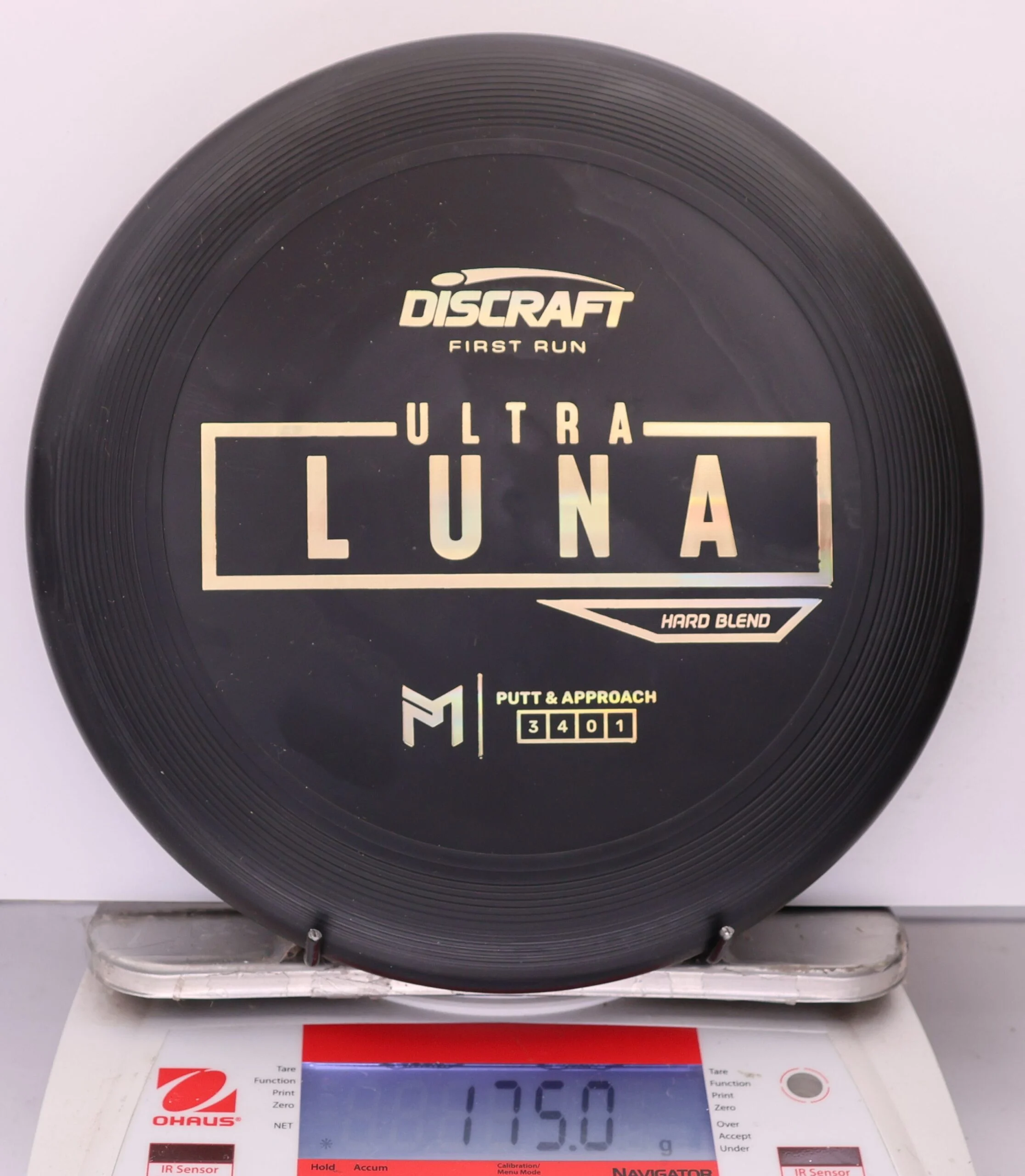 956816 Putter Line Hard UltraLuna, Paul McBeth First Run - #29 Black, 175