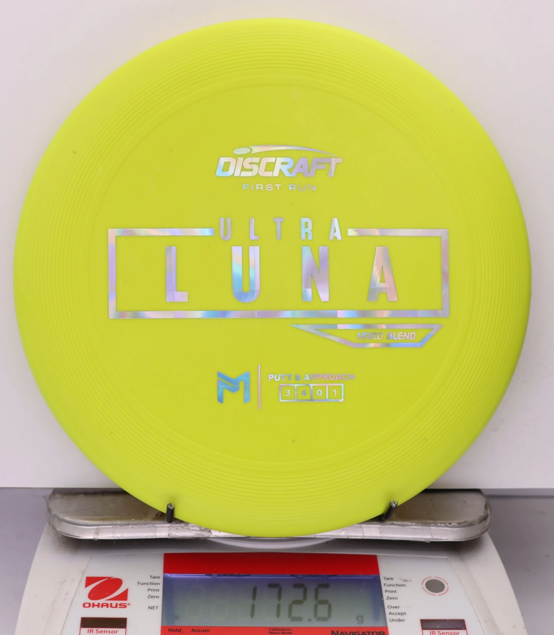 956862 Putter Line Hard UltraLuna, Paul McBeth First Run - #34 NYellow, 173