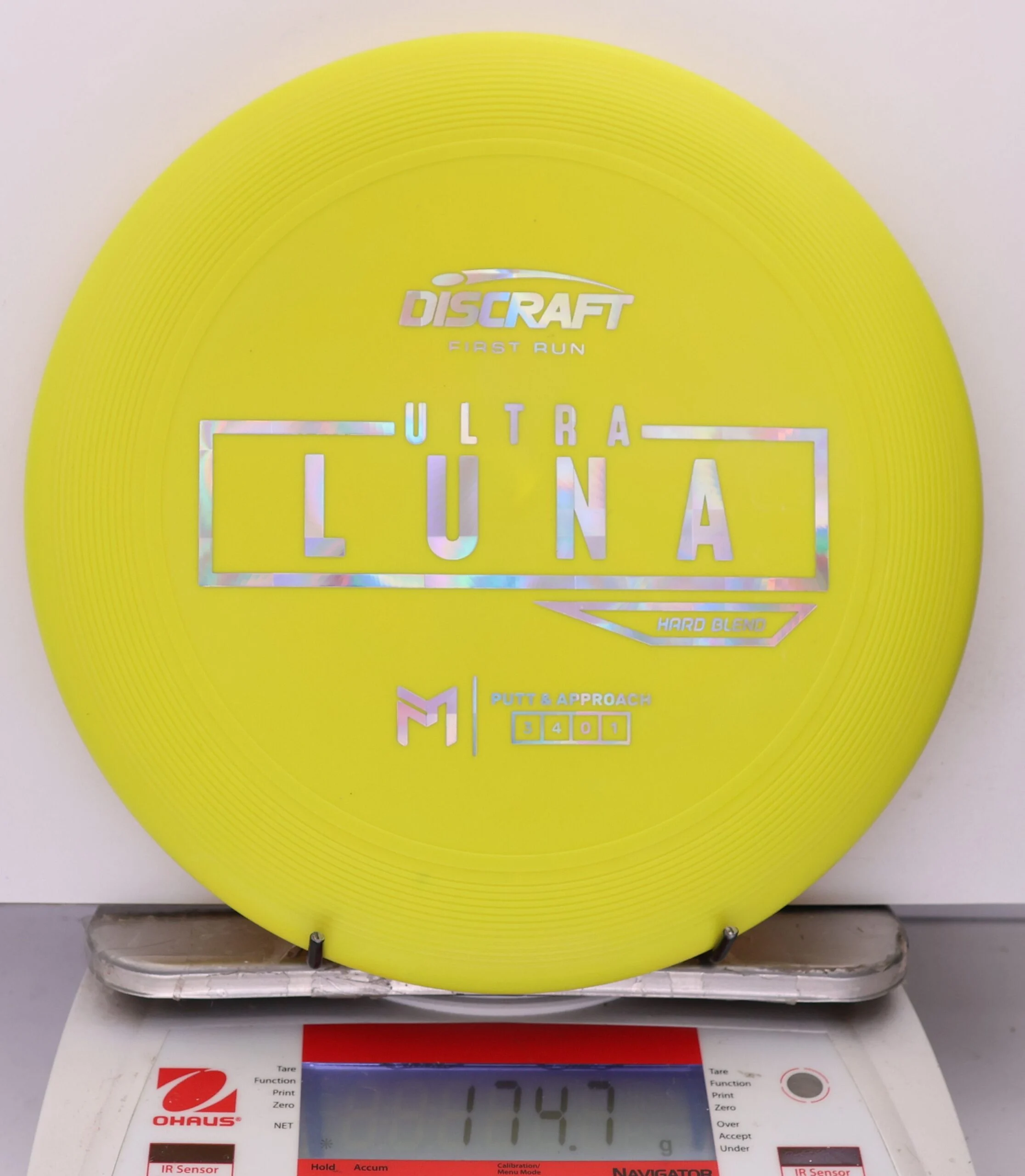956863 Putter Line Hard UltraLuna, Paul McBeth First Run - #35 NYellow, 175