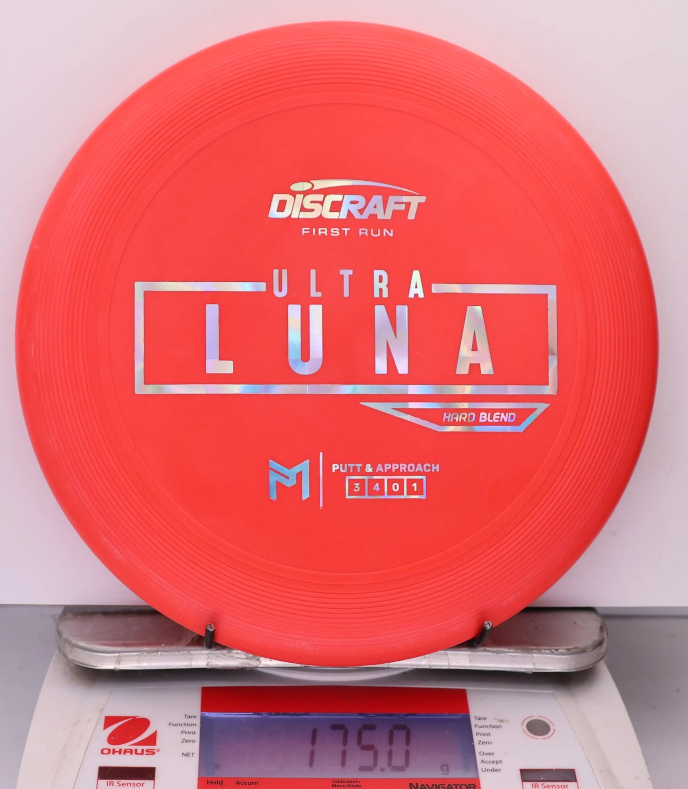 956909 Putter Line Hard UltraLuna, Paul McBeth First Run - #40 Red, 175