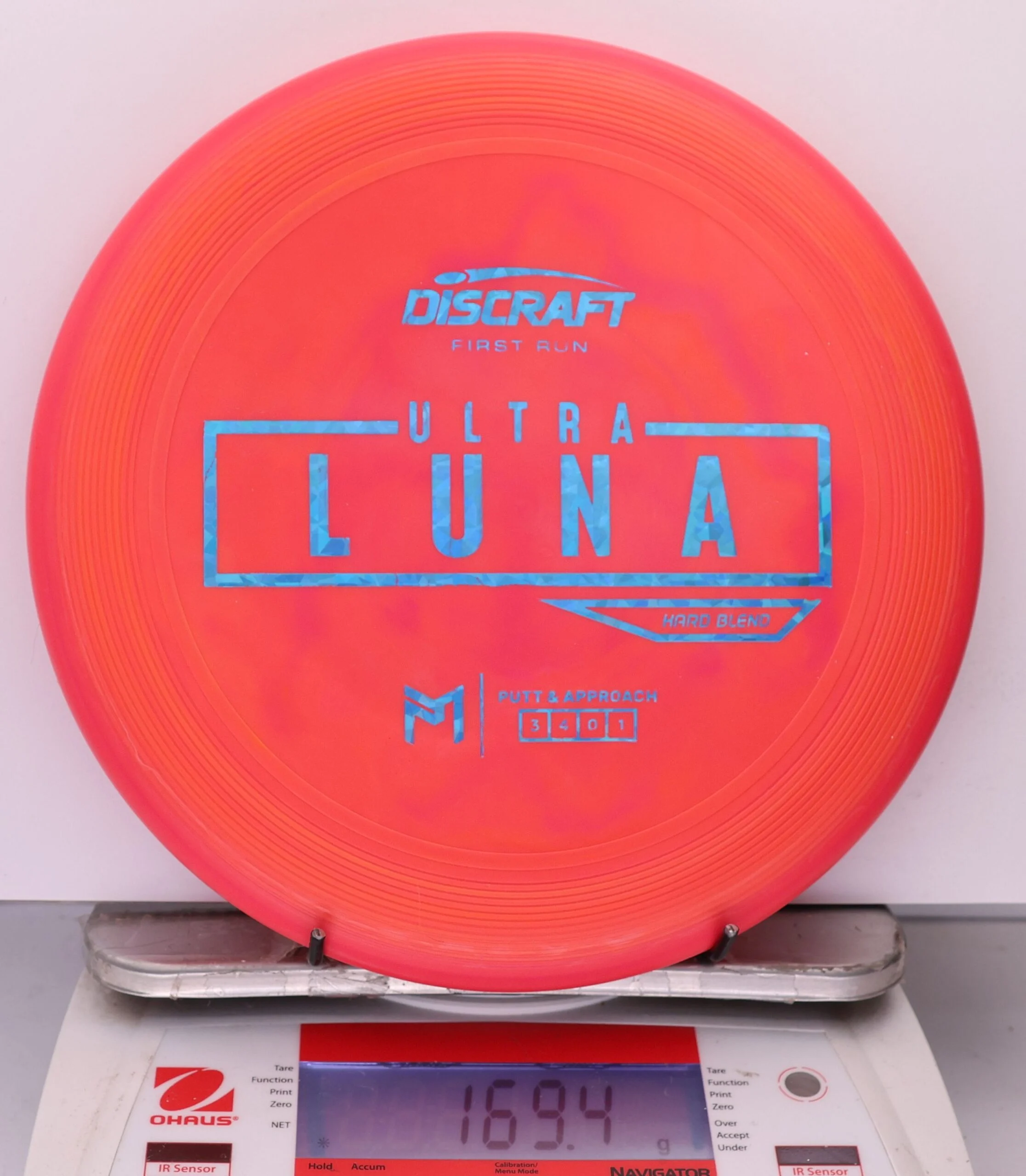 956951 Putter Line Hard UltraLuna, Paul McBeth First Run - #41 Red, 169