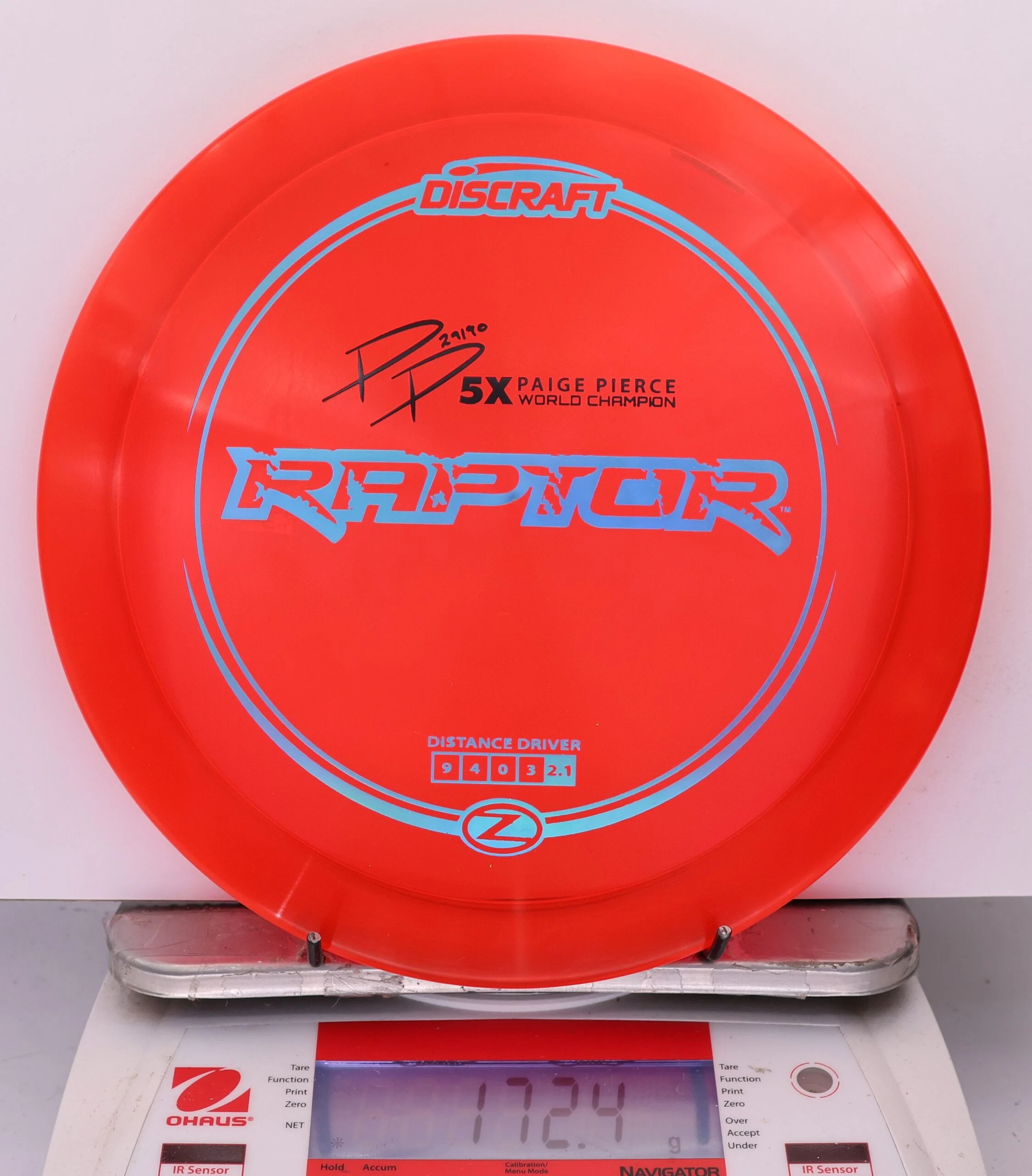 958516 Z Raptor, Paige Pierce 5X - #379 Red, 172