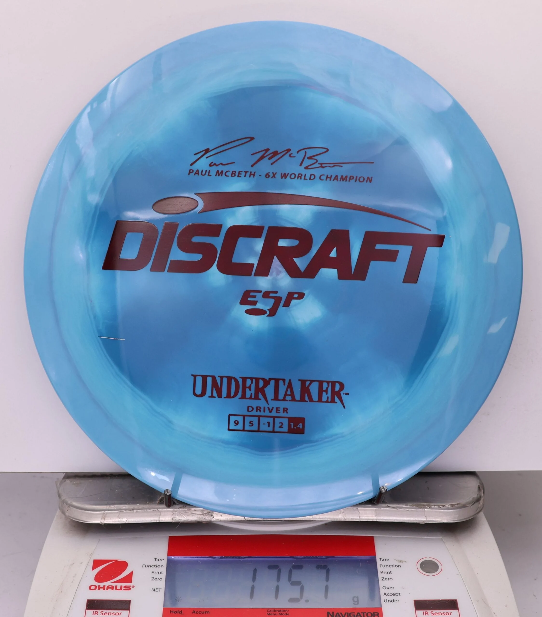 958822 ESP Undertaker, Paul McBeth 6X - #377 Blue, 176