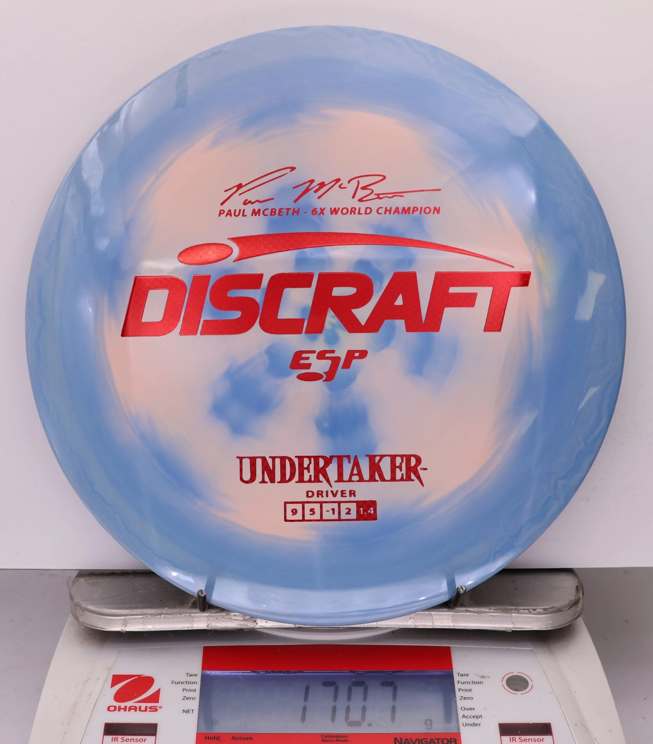 958823 ESP Undertaker, Paul McBeth 6X - #378 BlurpleOrange, 171