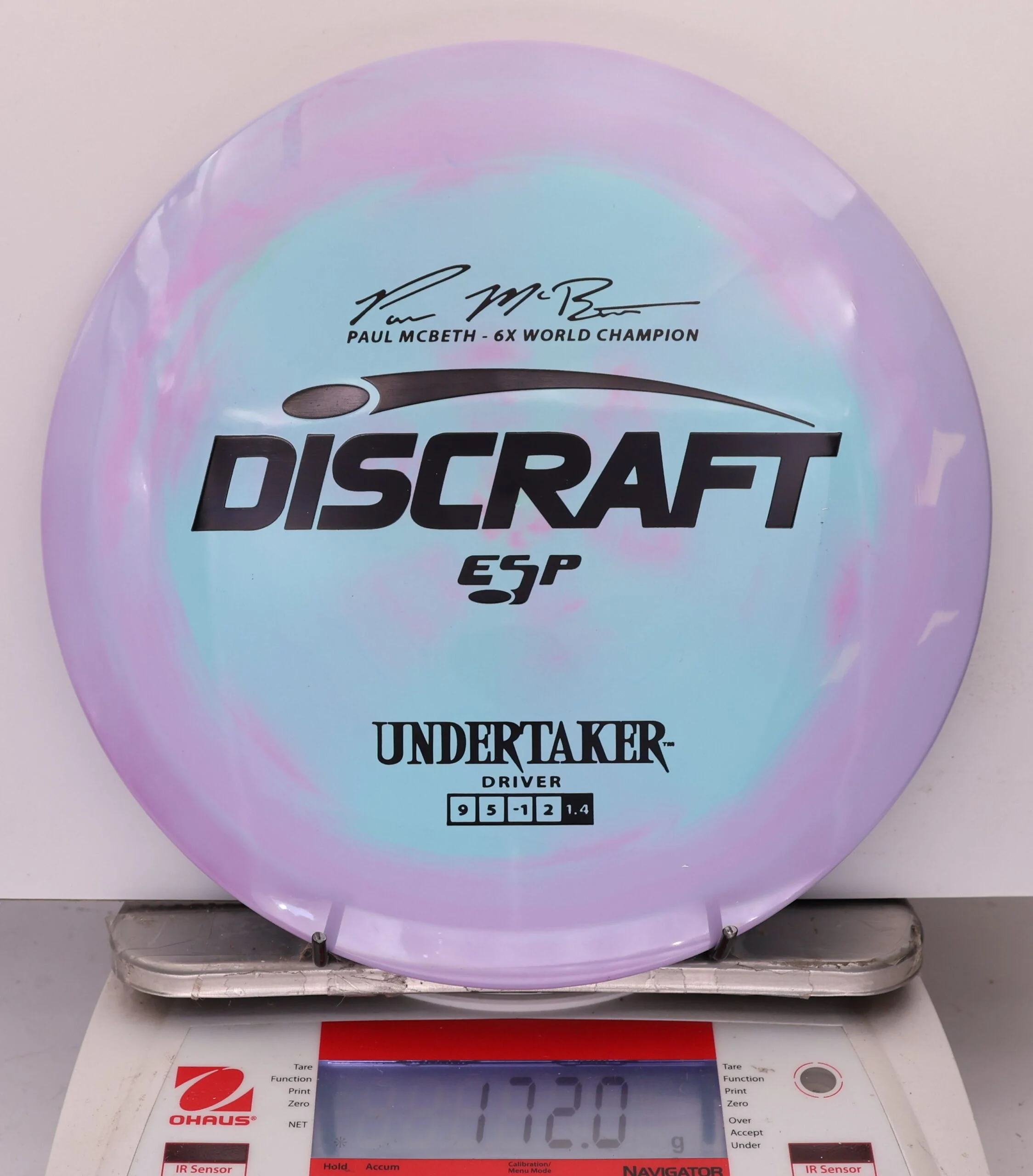 958831 ESP Undertaker, Paul McBeth 6X - #380 PinkLtBlue, 172