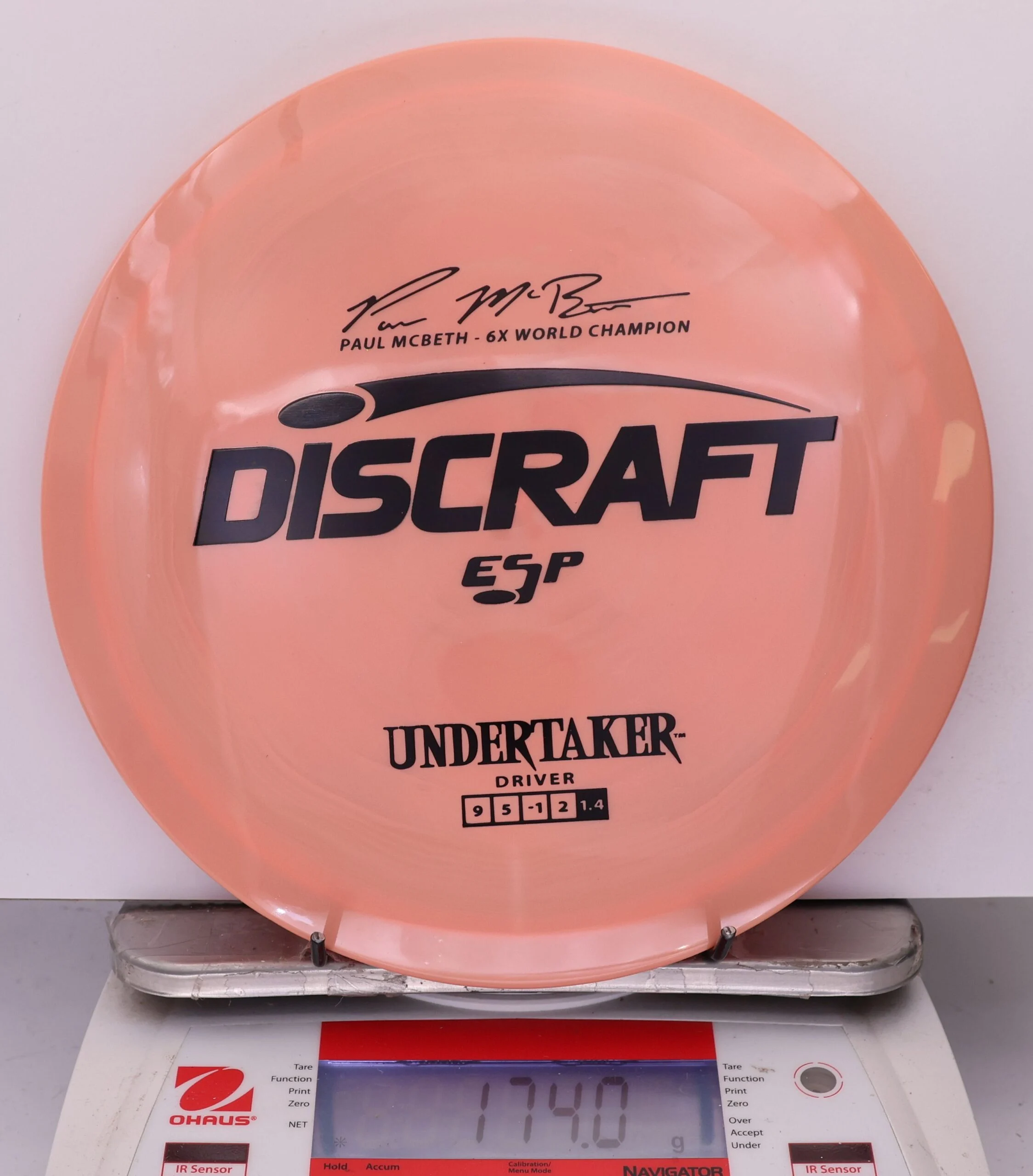 958832 ESP Undertaker, Paul McBeth 6X - #381 Orange, 174
