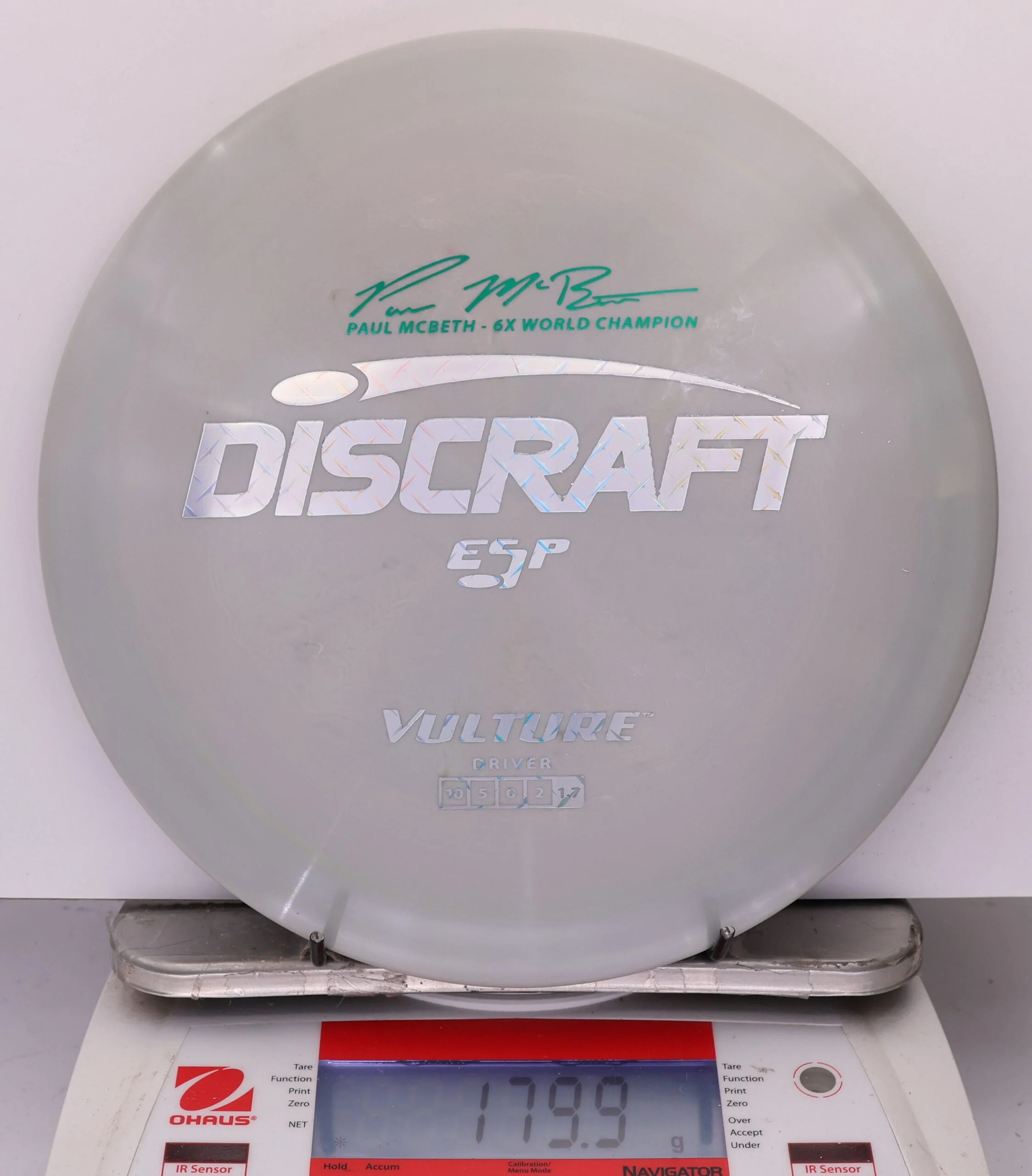 958881 ESP Vulture, Paul McBeth 6X - #377 Gray, 180