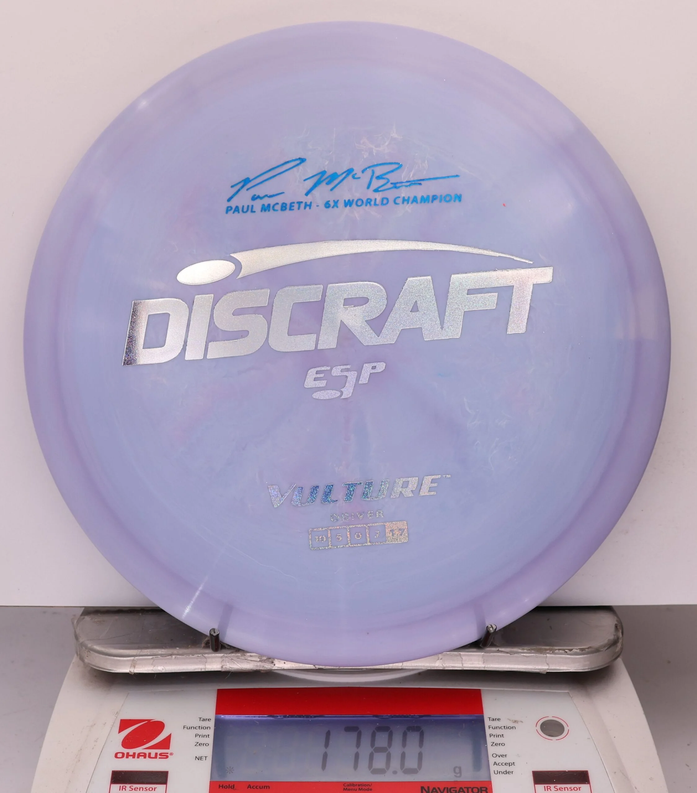 958882 ESP Vulture, Paul McBeth 6X - #378 LtPurple, 178