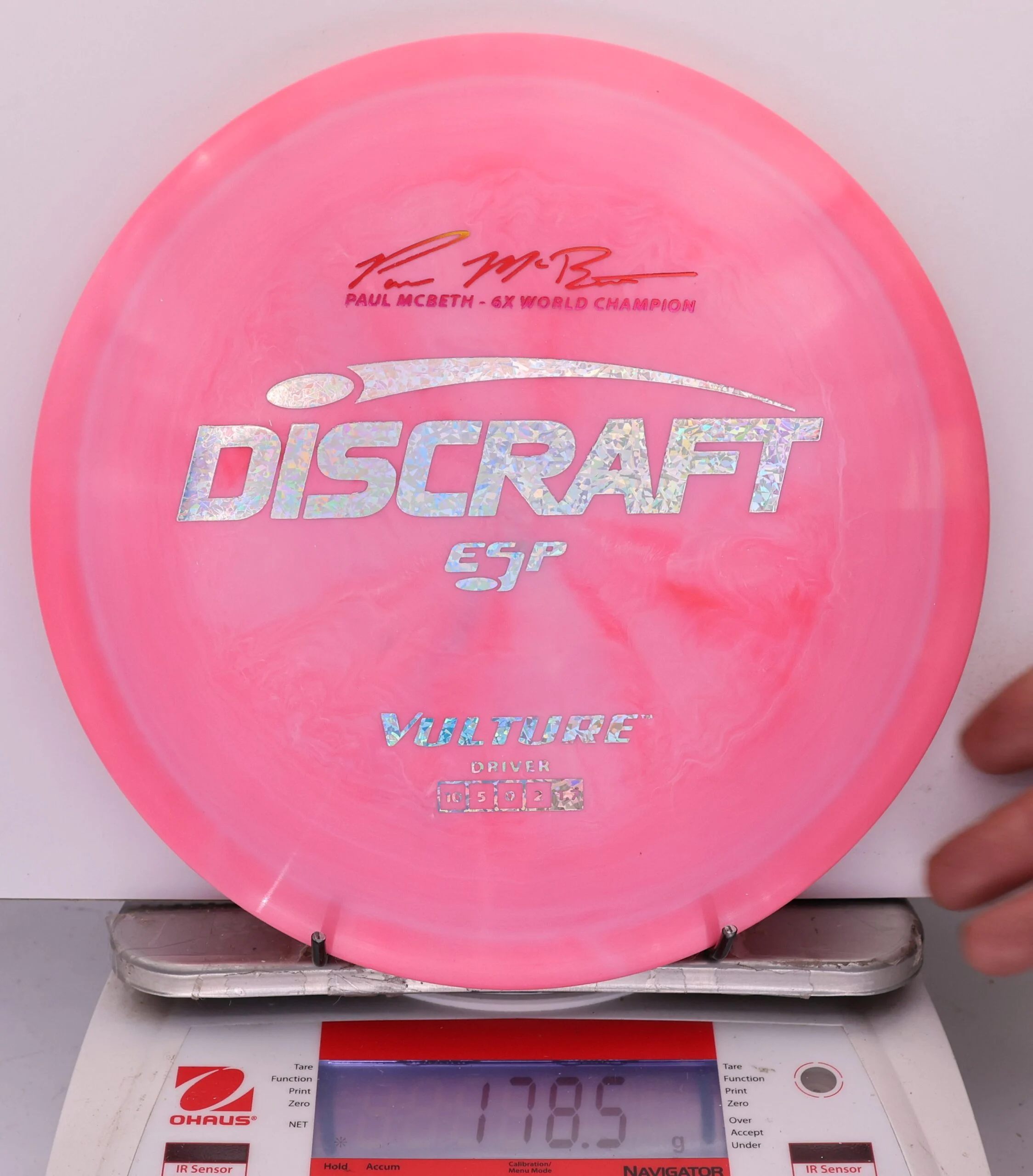 958883 ESP Vulture, Paul McBeth 6X - #379 Pink, 179