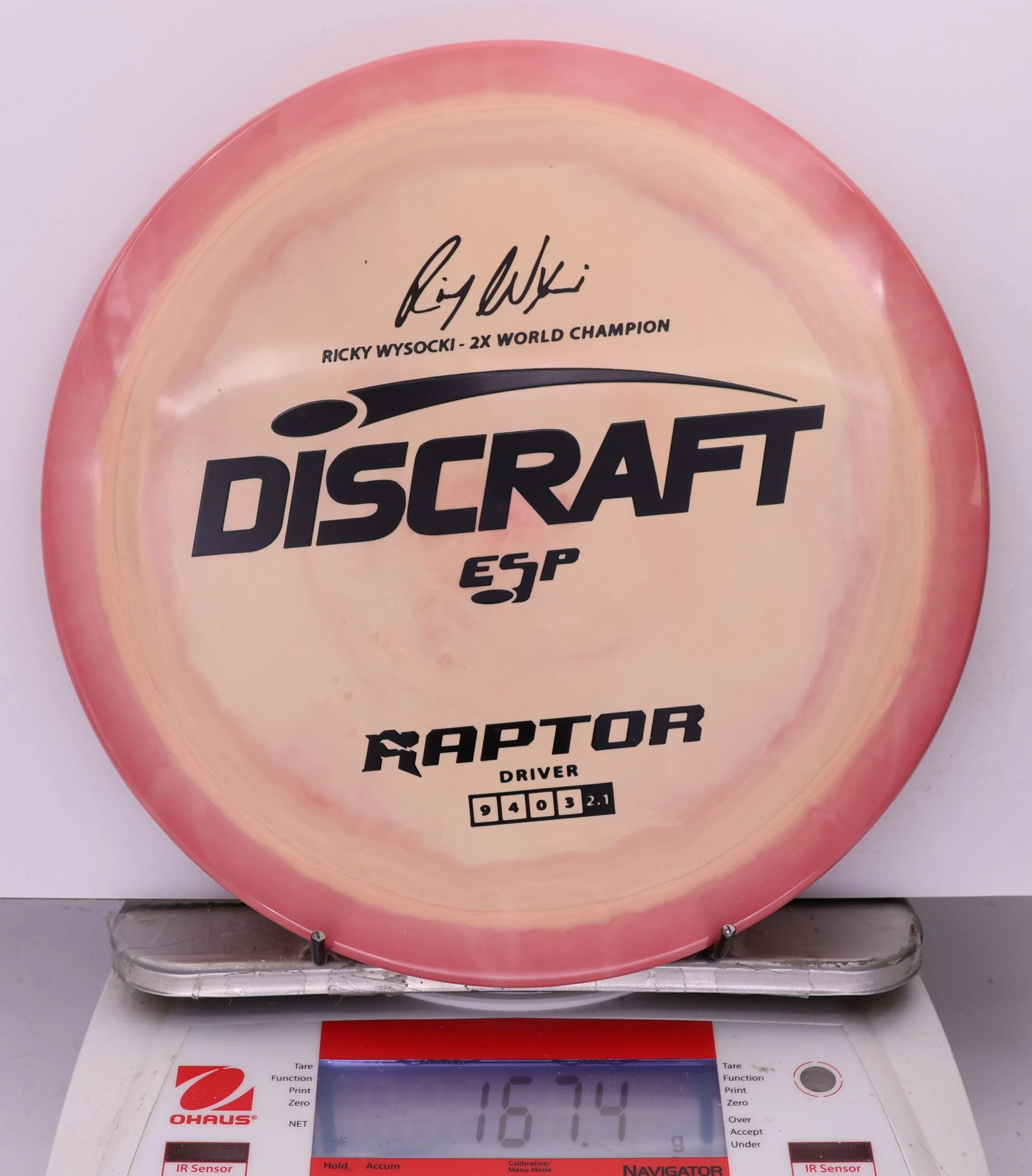 959015 ESP Raptor, Ricky Wysocki 2X - #375 LtRedOrange, 167