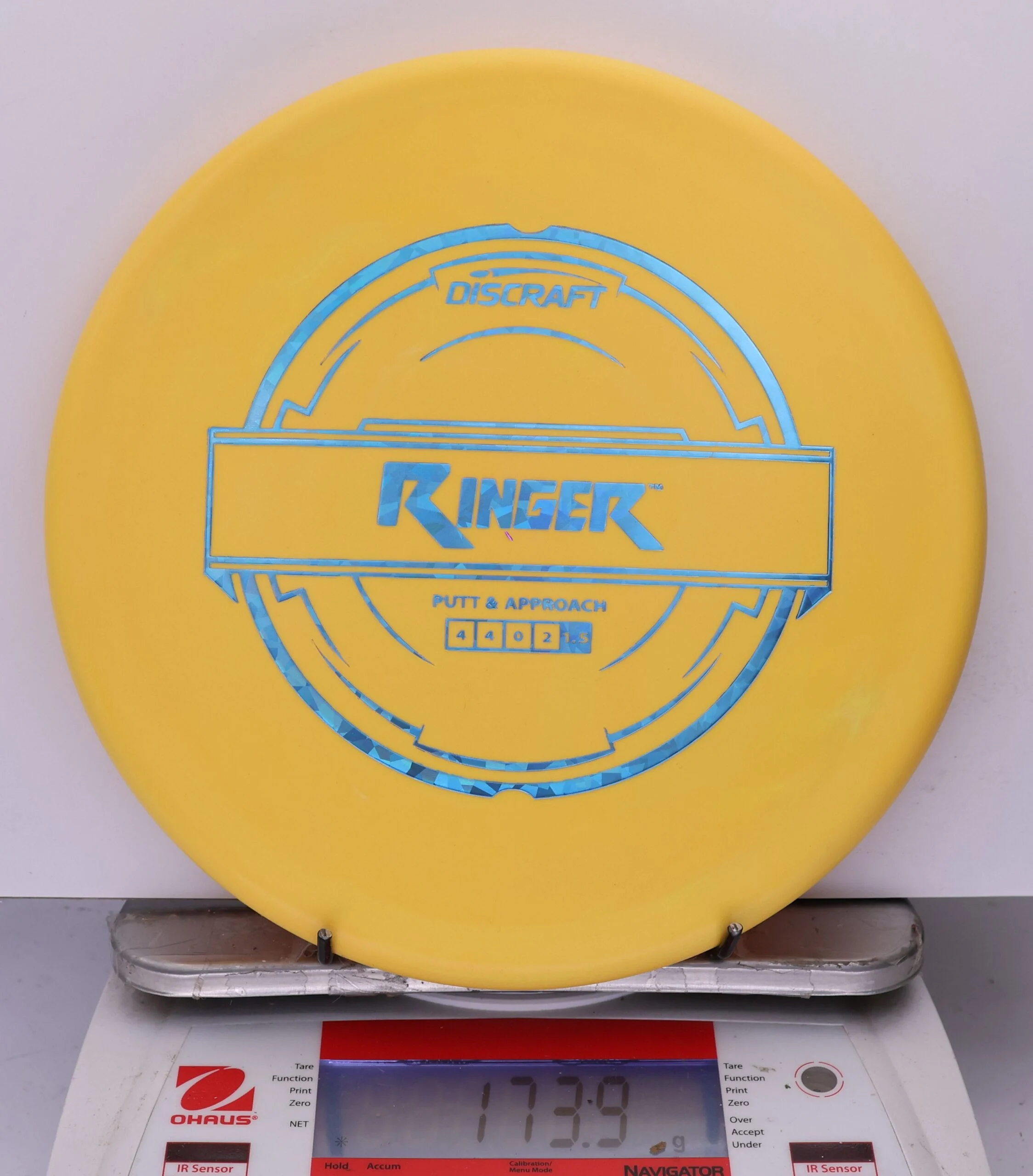 959390 Putter Line Hard Ringer - #375 Yellow, 174