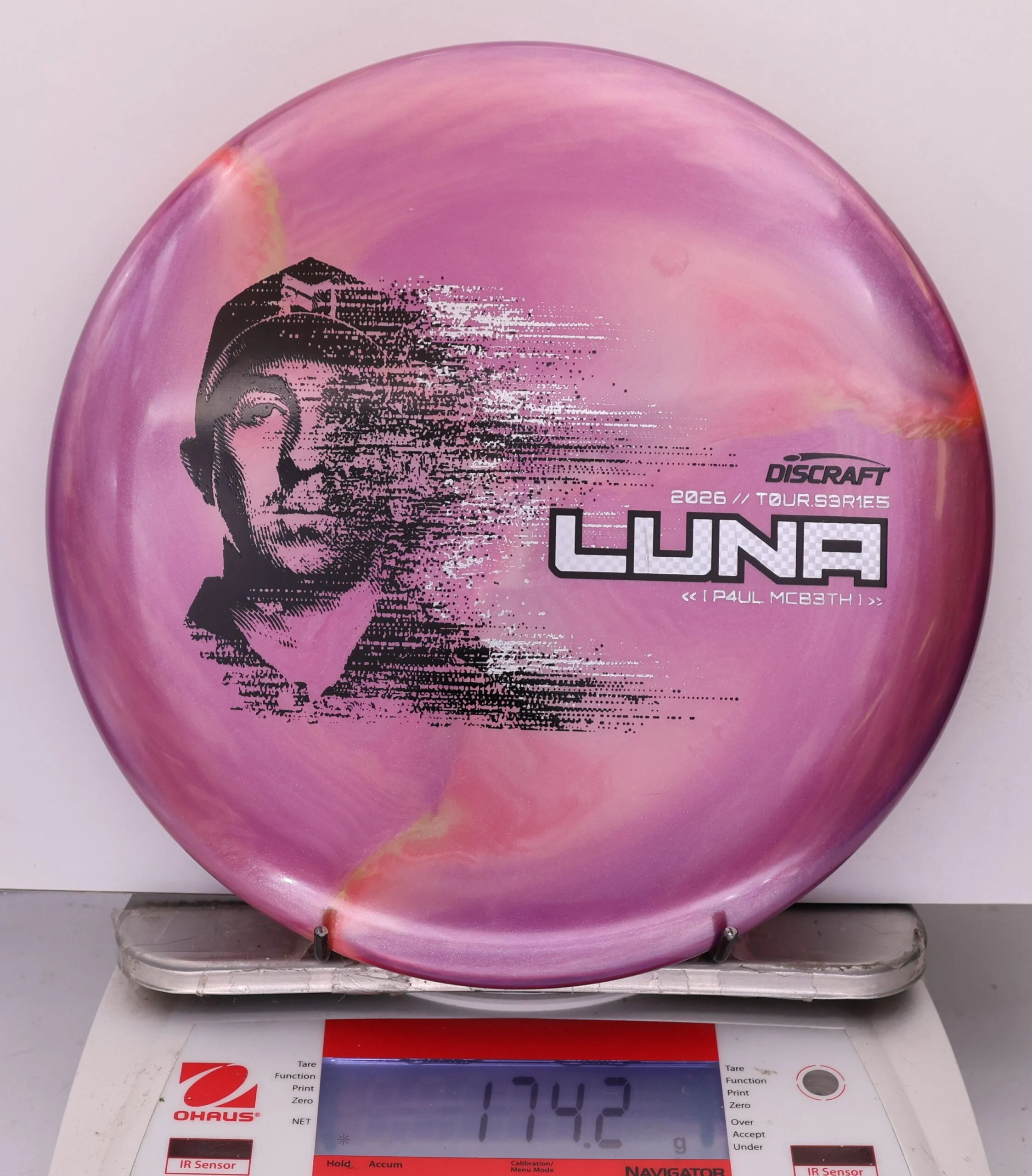 959792 Big Z Titanium Luna, Paul McBeth 2026 Tour Series - #387 Magenta, 174