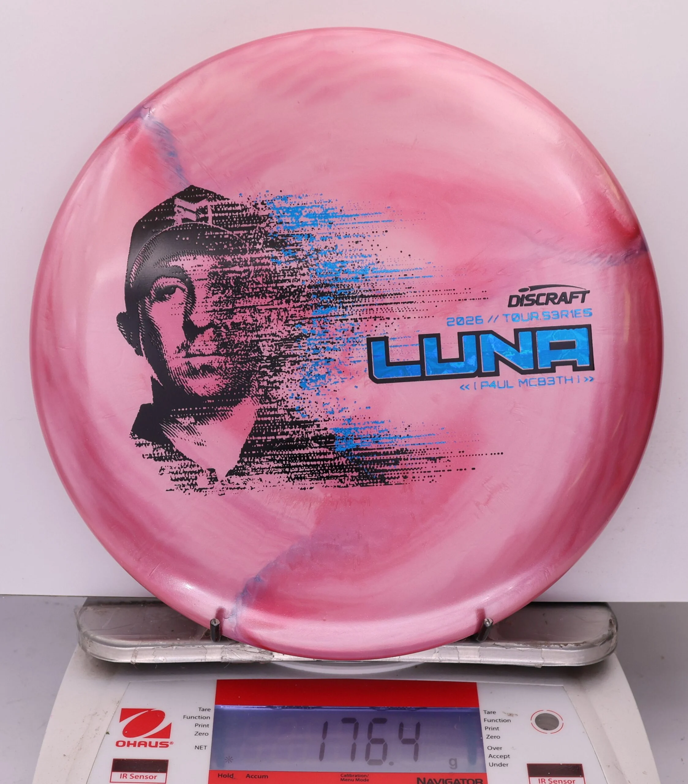 959843 Big Z Titanium Luna, Paul McBeth 2026 Tour Series - #398 Pinkish, 176