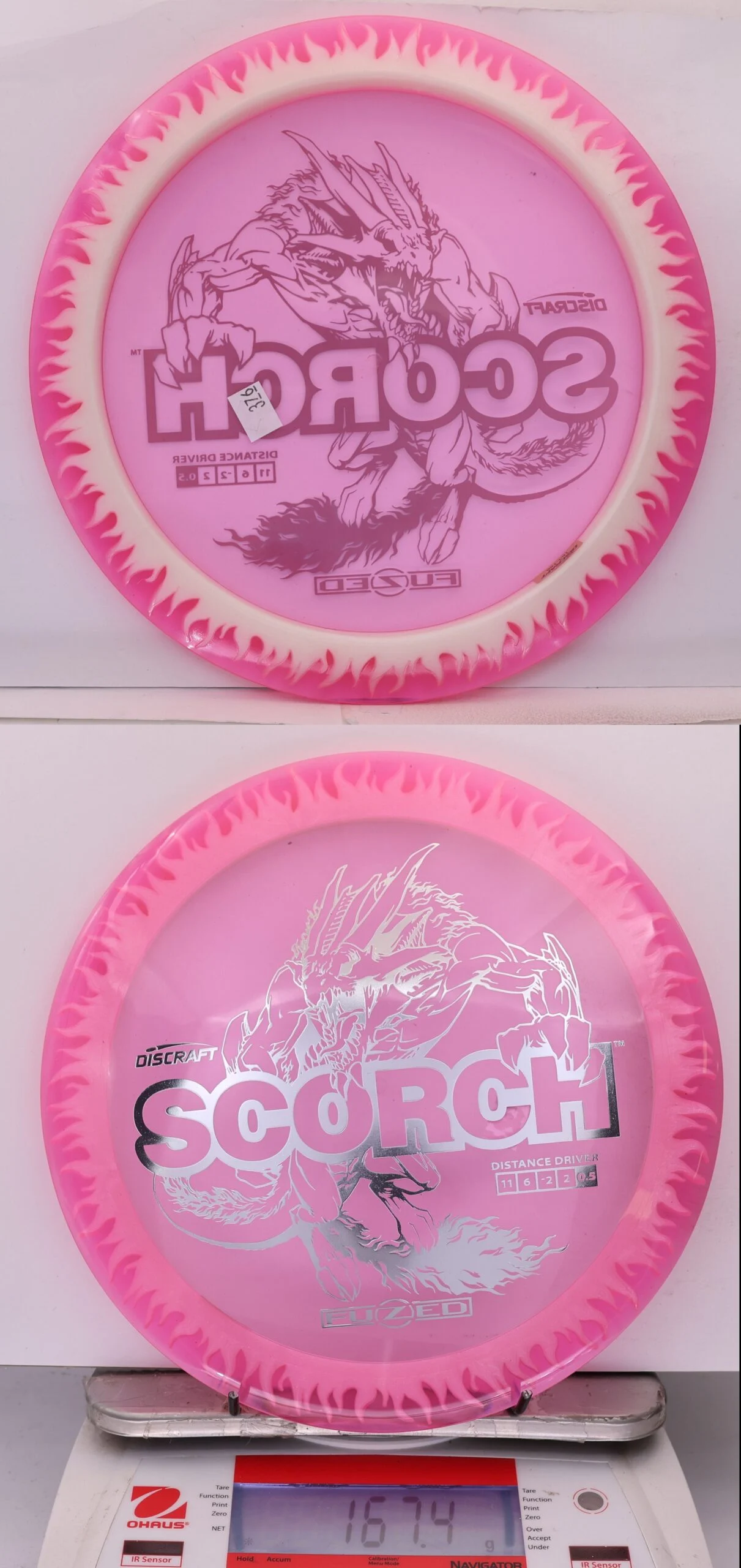 960030 FuZed Line Scorch, Flame - #376 Pink-Cream, 167