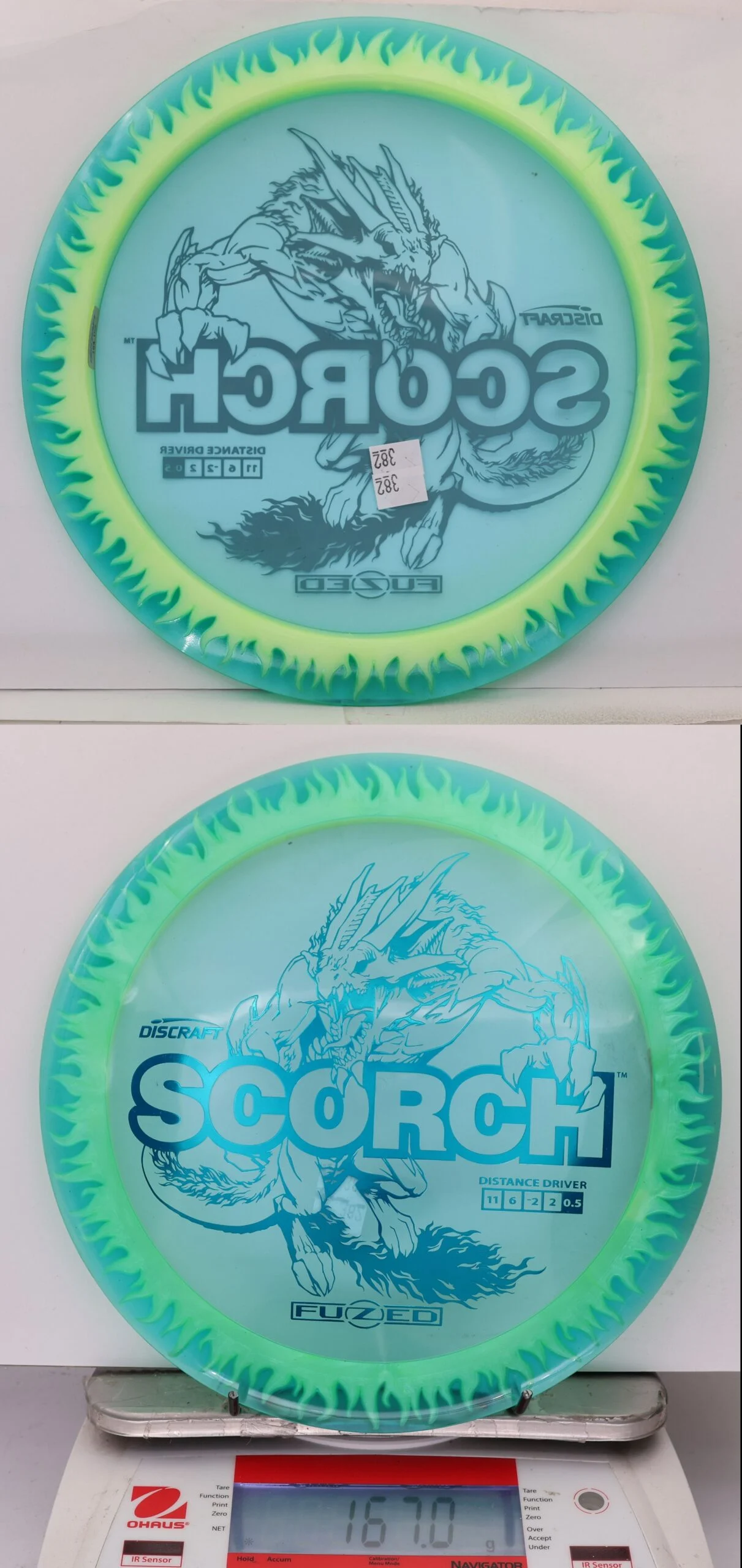 960041 FuZed Line Scorch, Flame - #382 Teal-Yellow, 167