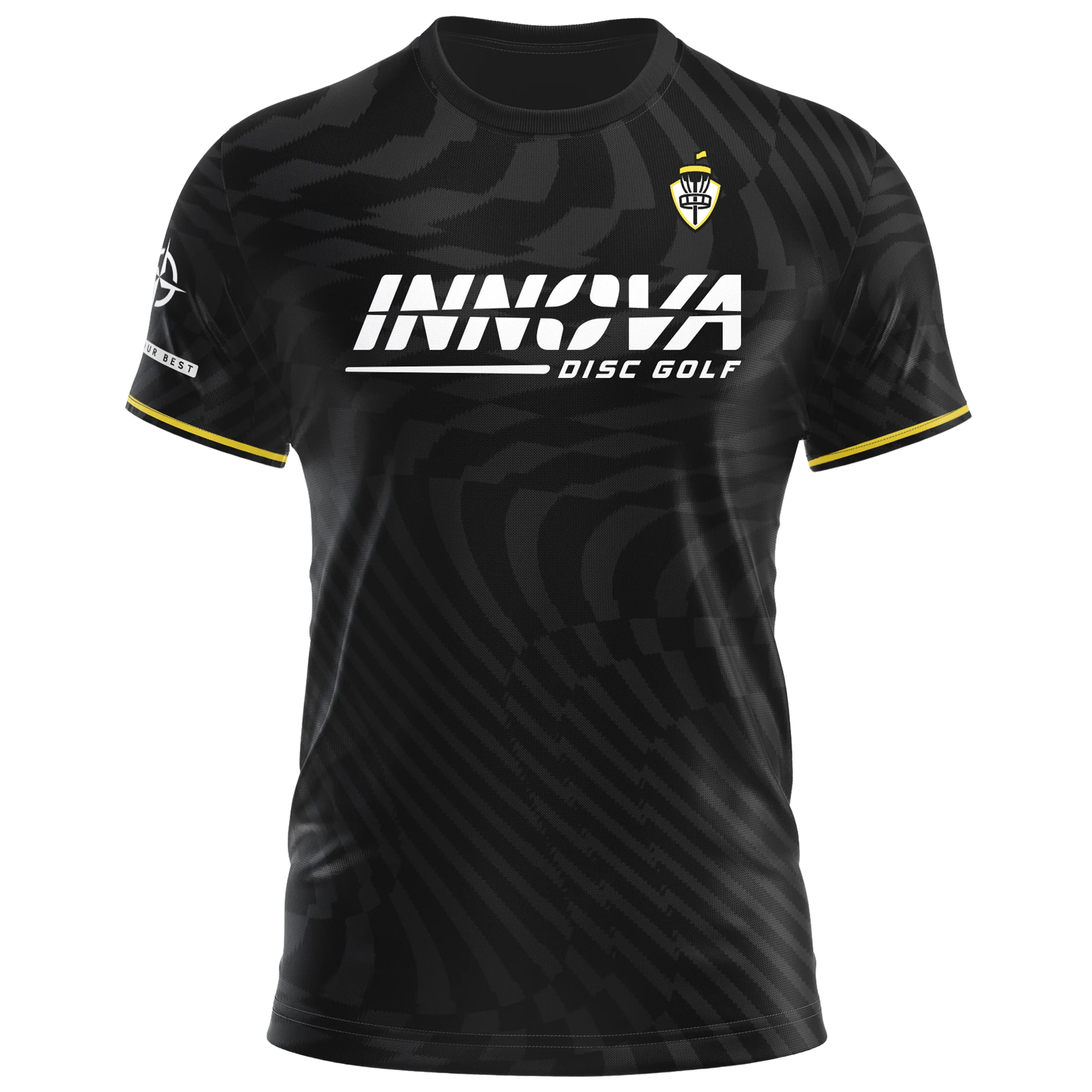 961315 Innova Podium Stretch Performance Jersey - Black Podium, XL