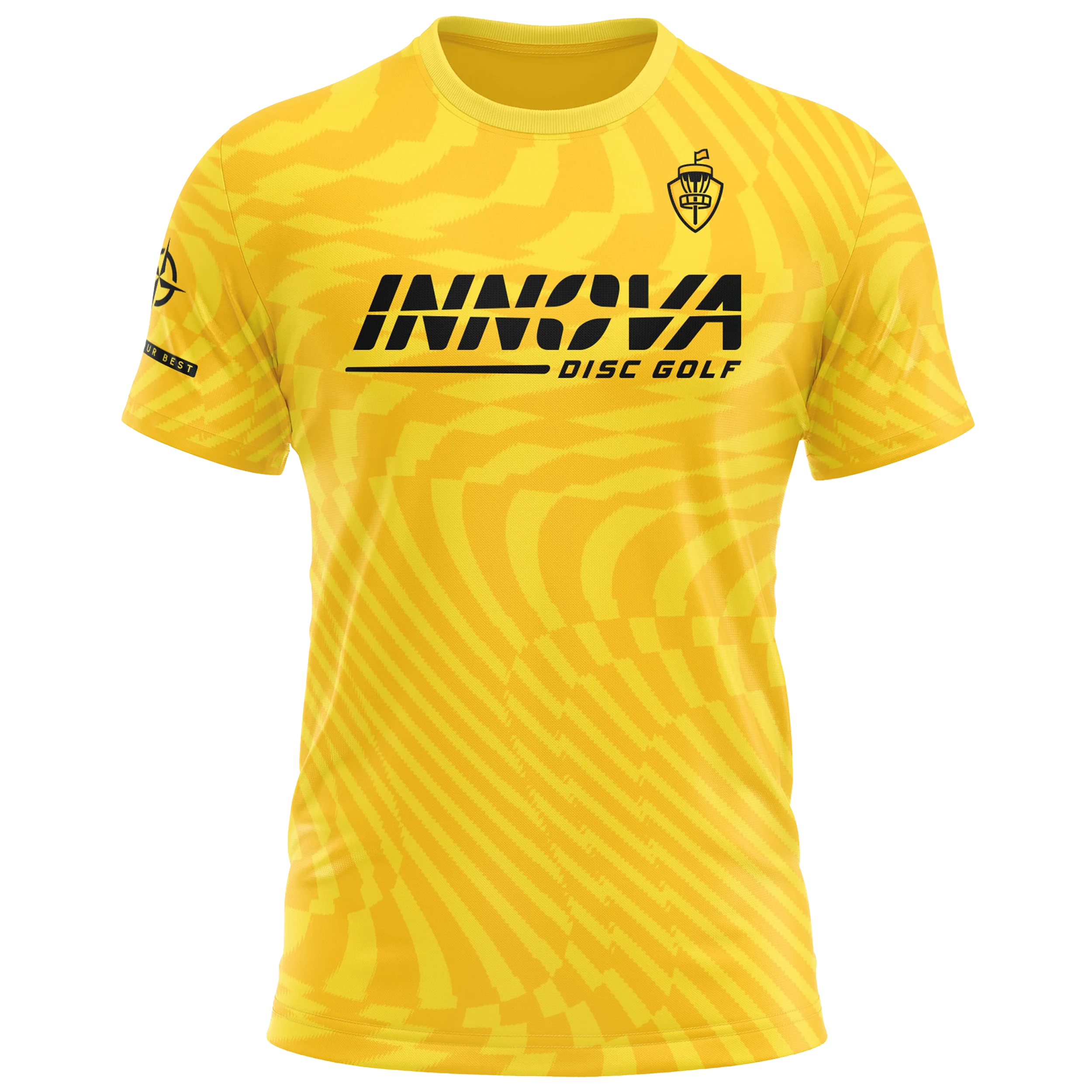 961374 Innova Podium Stretch Performance Jersey - Yellow Podium, Large